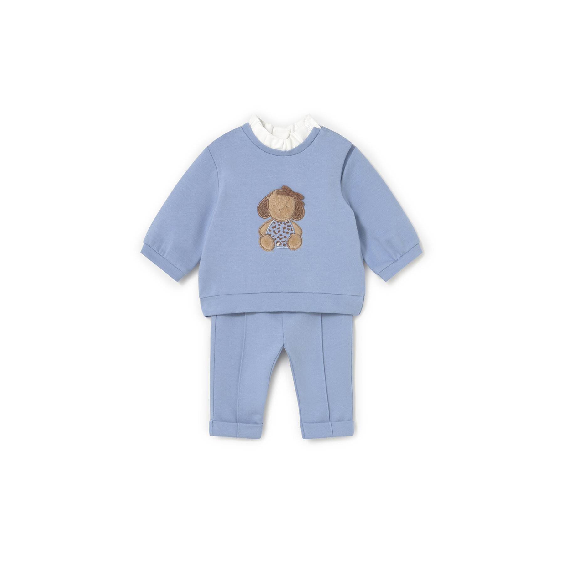 Mayoral Dres 2560 Błękitny Regular Fit