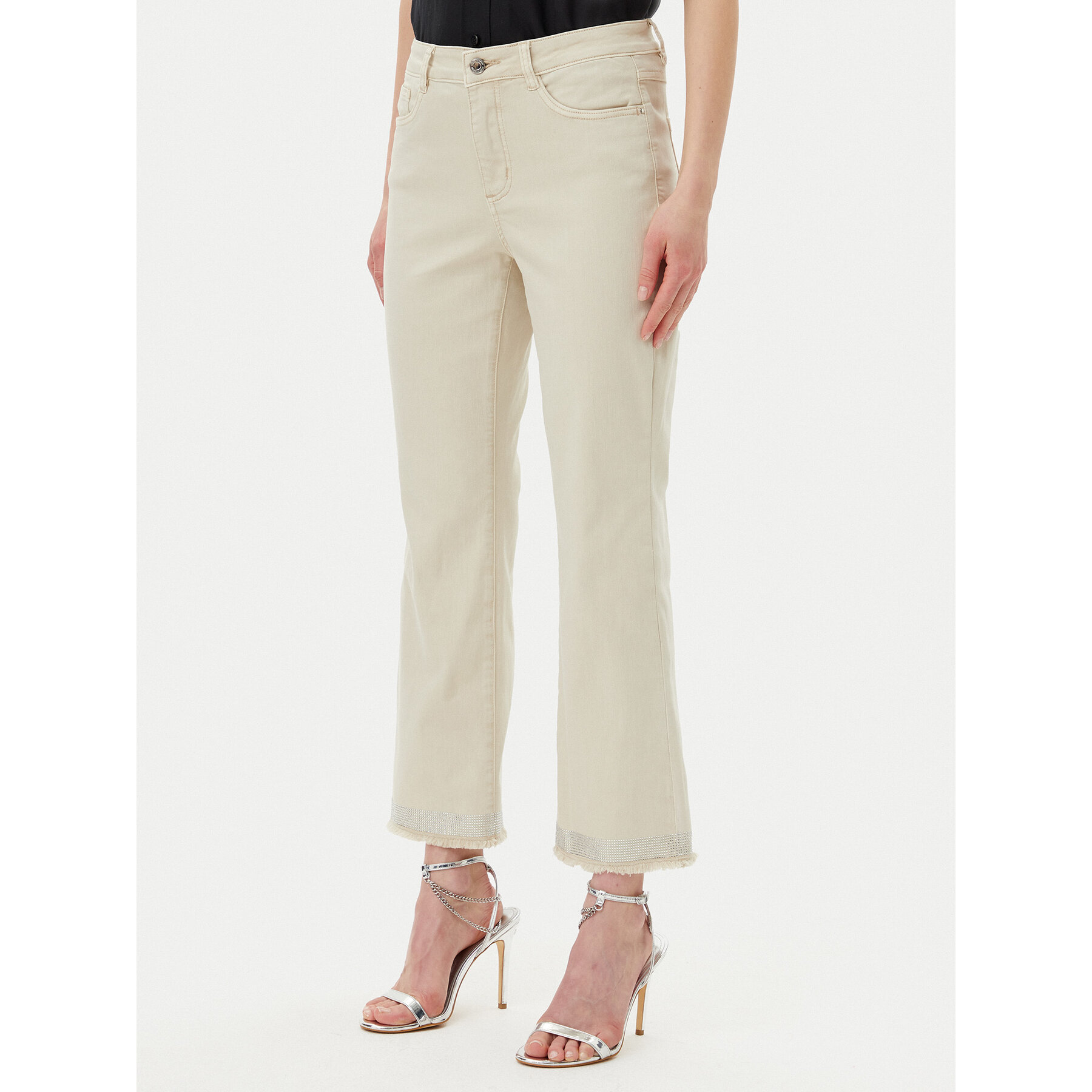 Joseph Ribkoff Kuloty 243964S25 Beżowy Regular Fit