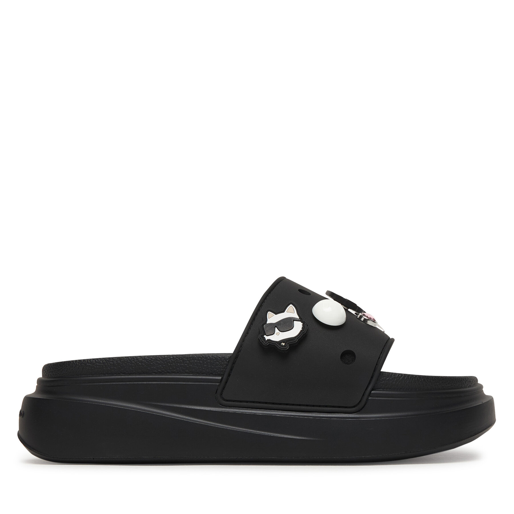 KARL LAGERFELD Klapki KL88826 Czarny