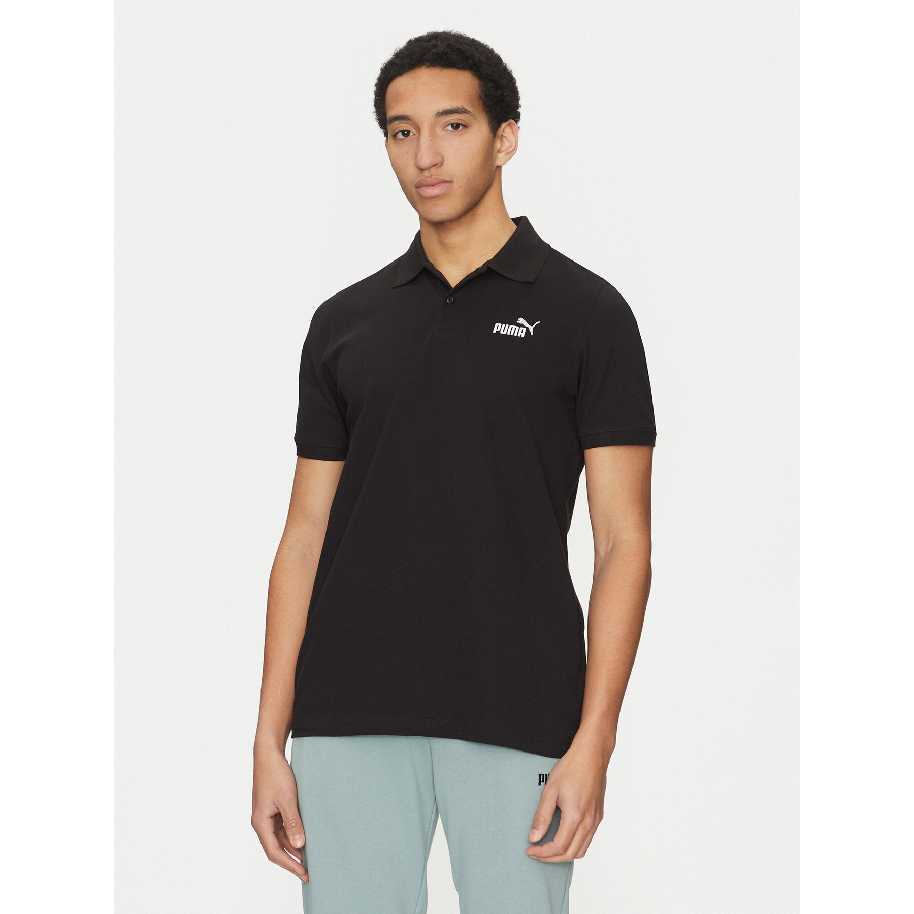 Puma Polo Essentials 682552 Czarny Regular Fit