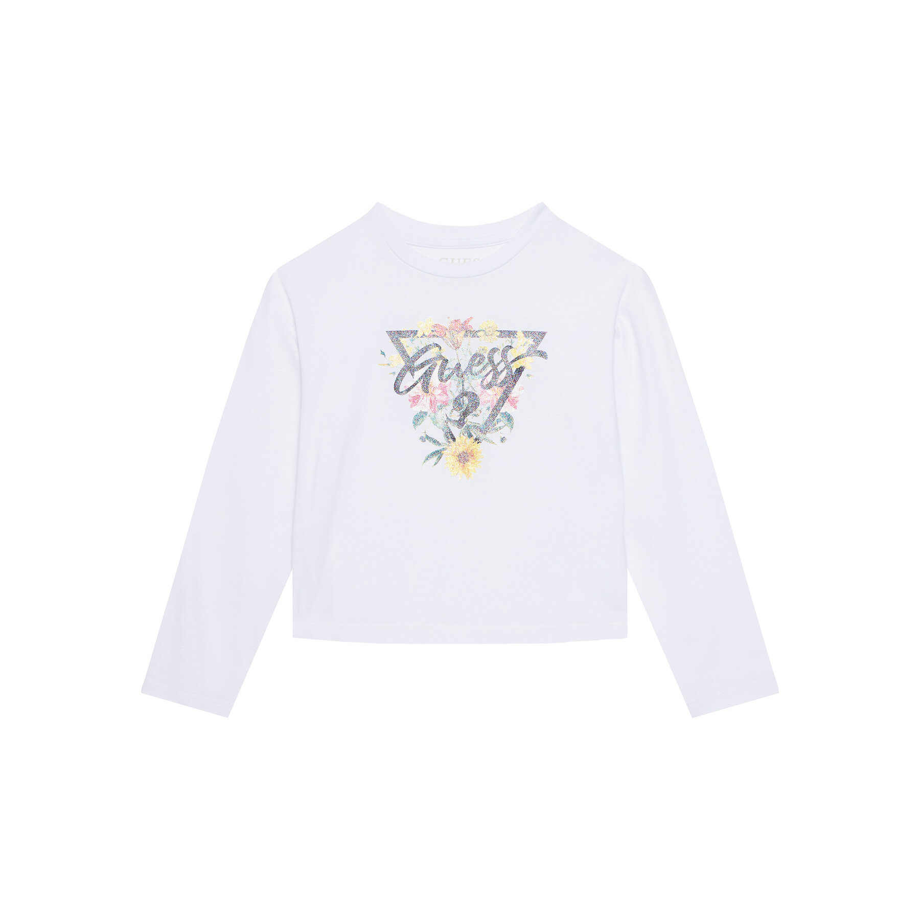 Guess Bluzka J5YI36 K6YW4 Biały Regular Fit