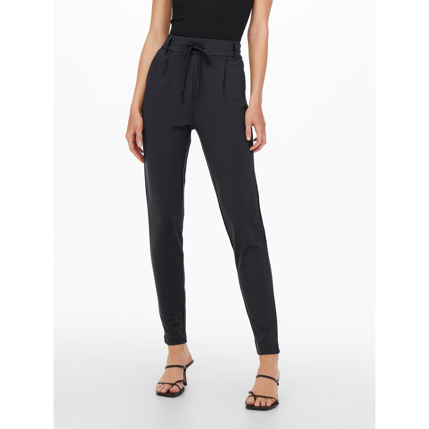 ONLY Spodnie materiałowe Poptrash 15115847 Granatowy Regular Fit