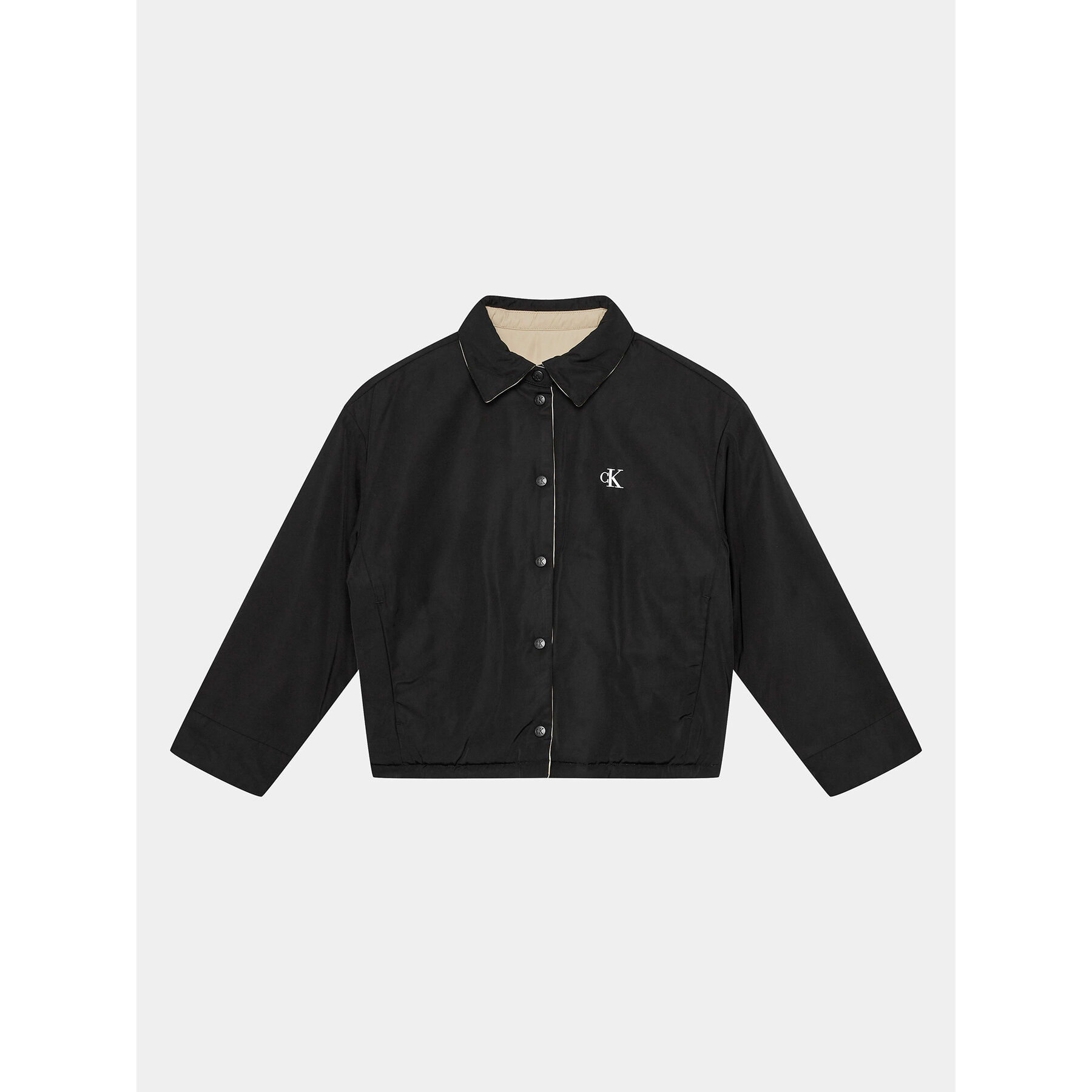 Calvin Klein Jeans Kurtka przejściowa Skater IU0IU00541 Czarny Regular Fit