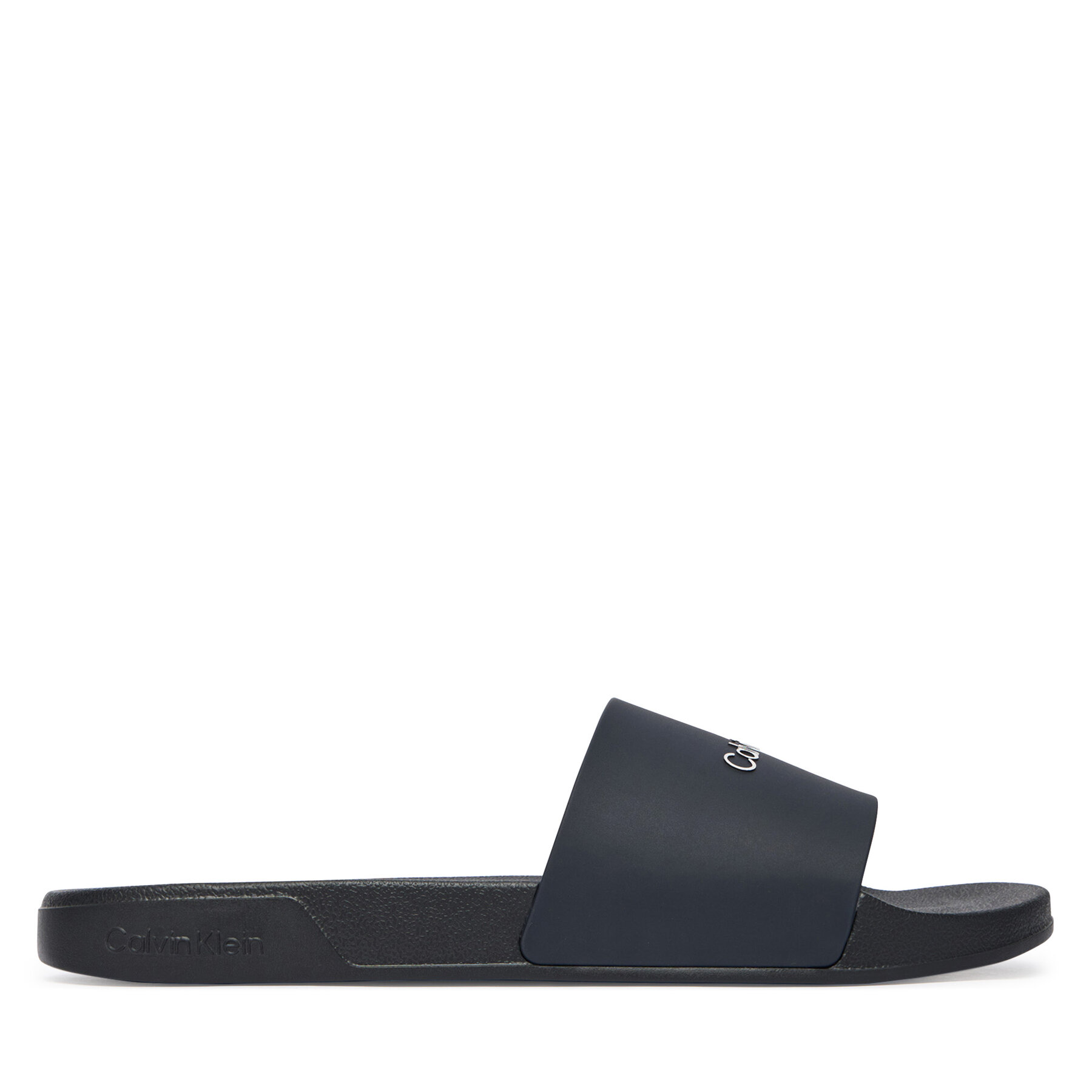 Calvin Klein Klapki Ess Slide Monobrand Cv HM0HM02107 Granatowy