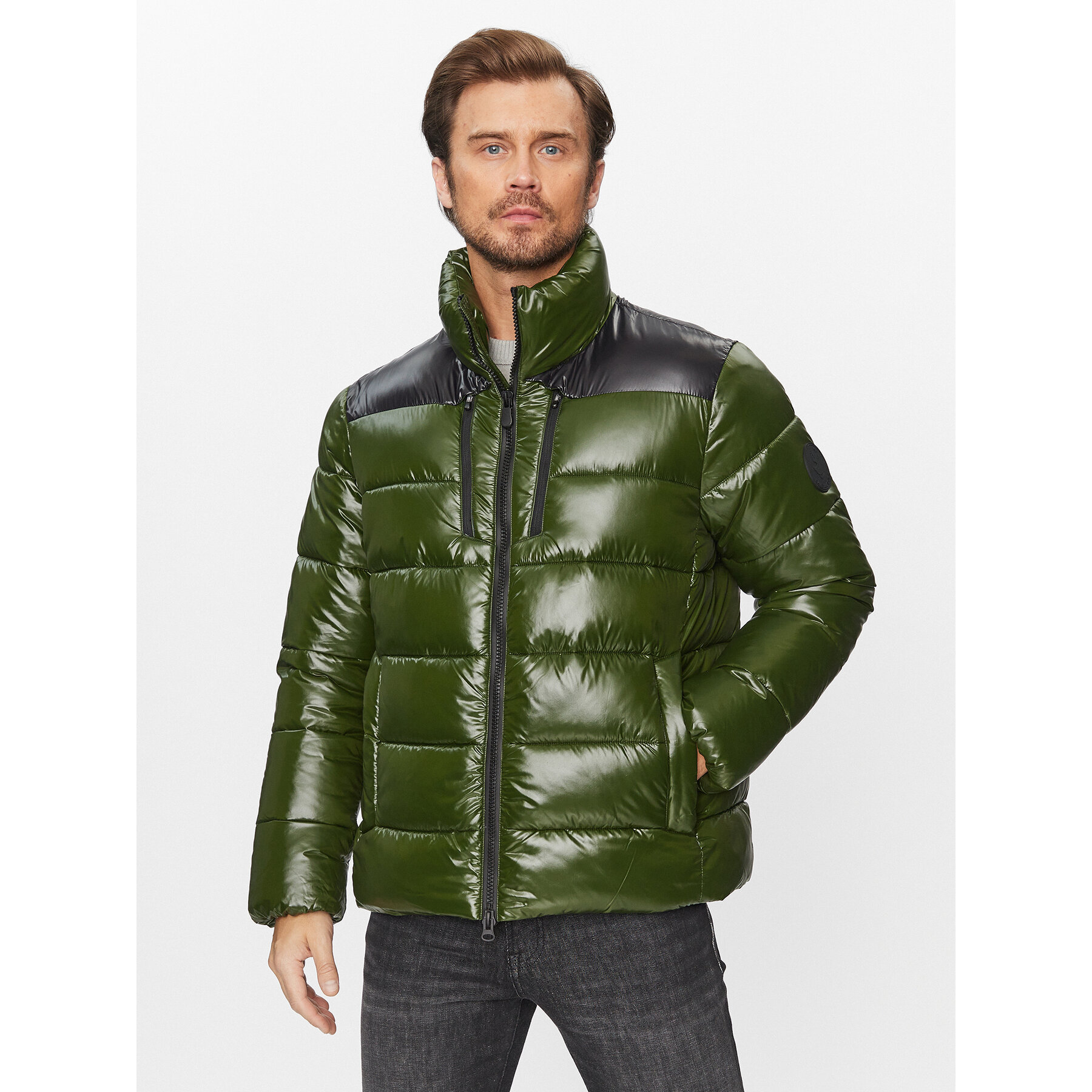 Save The Duck Kurtka zimowa Mitch D30817M LUCK17 Zielony Regular Fit