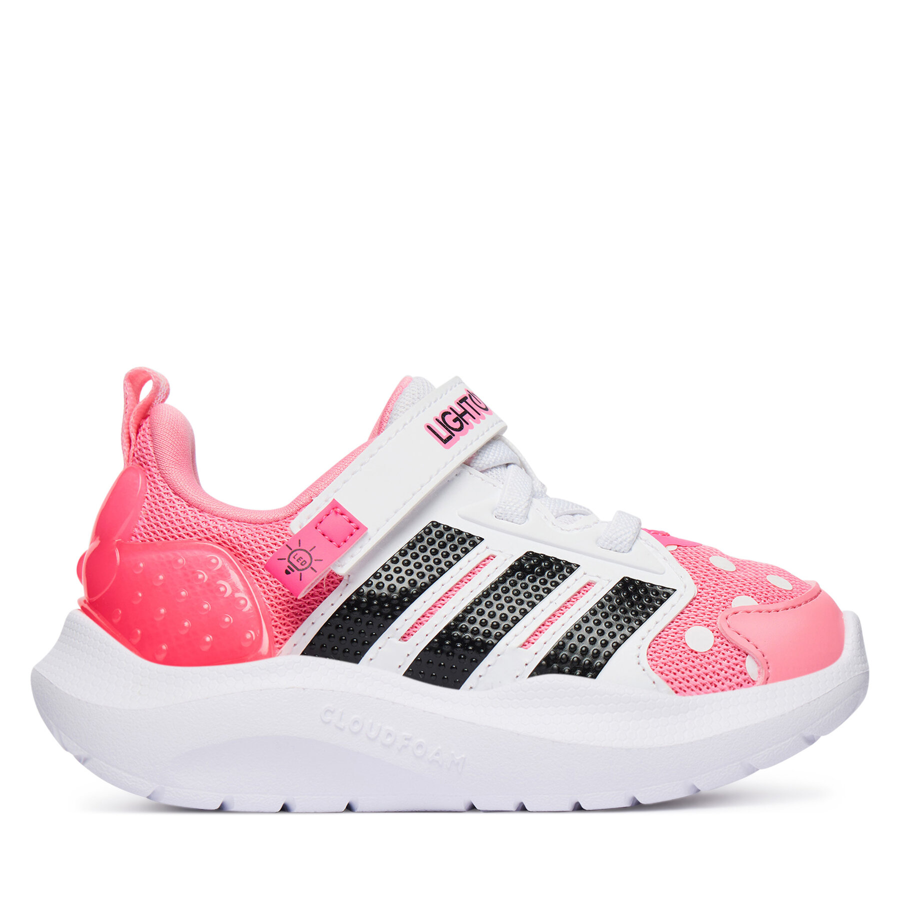 adidas Sneakersy Disney Lightorama Minnie Mouse HQ9193 Różowy