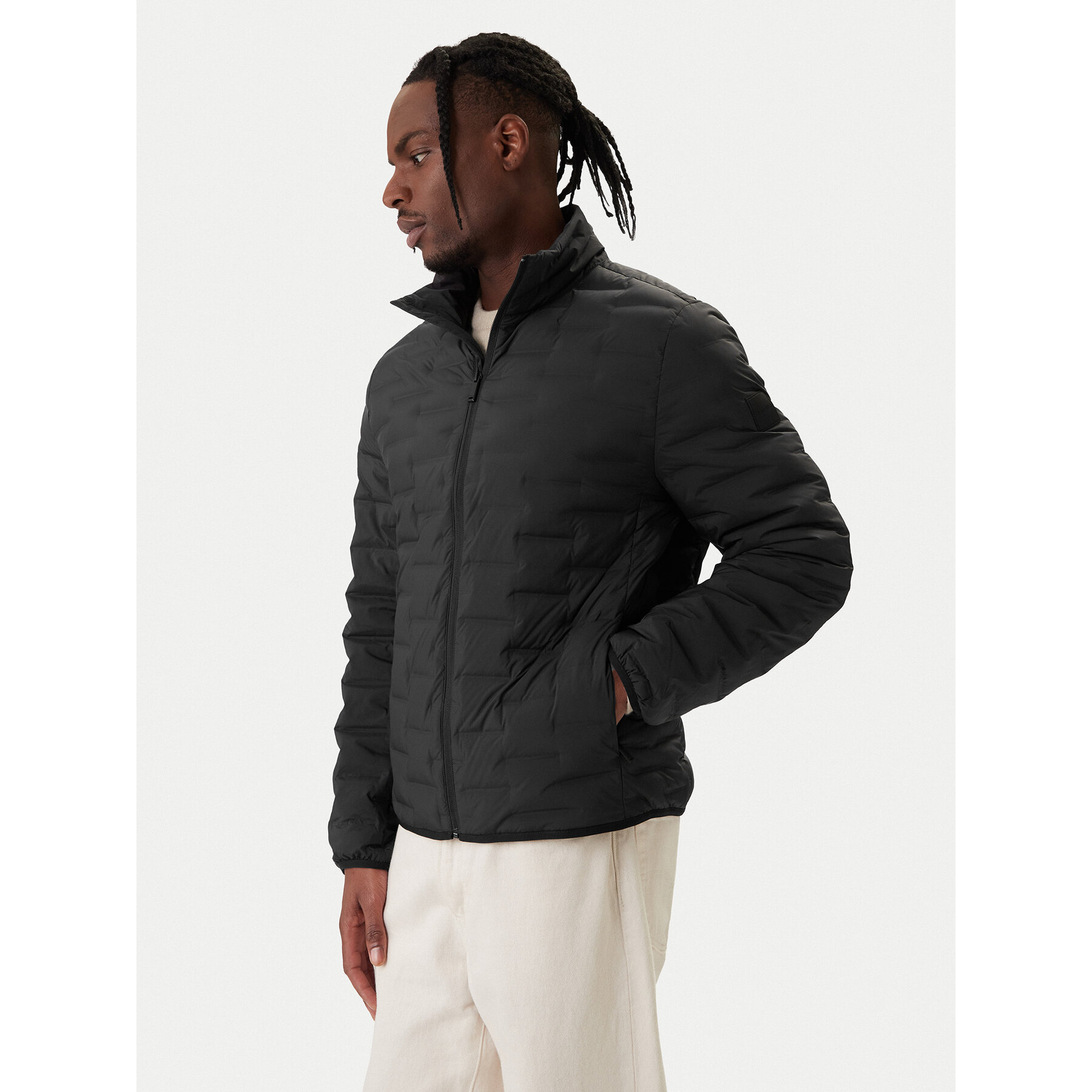 Calvin Klein Kurtka puchowa LV04LD520G Czarny Regular Fit