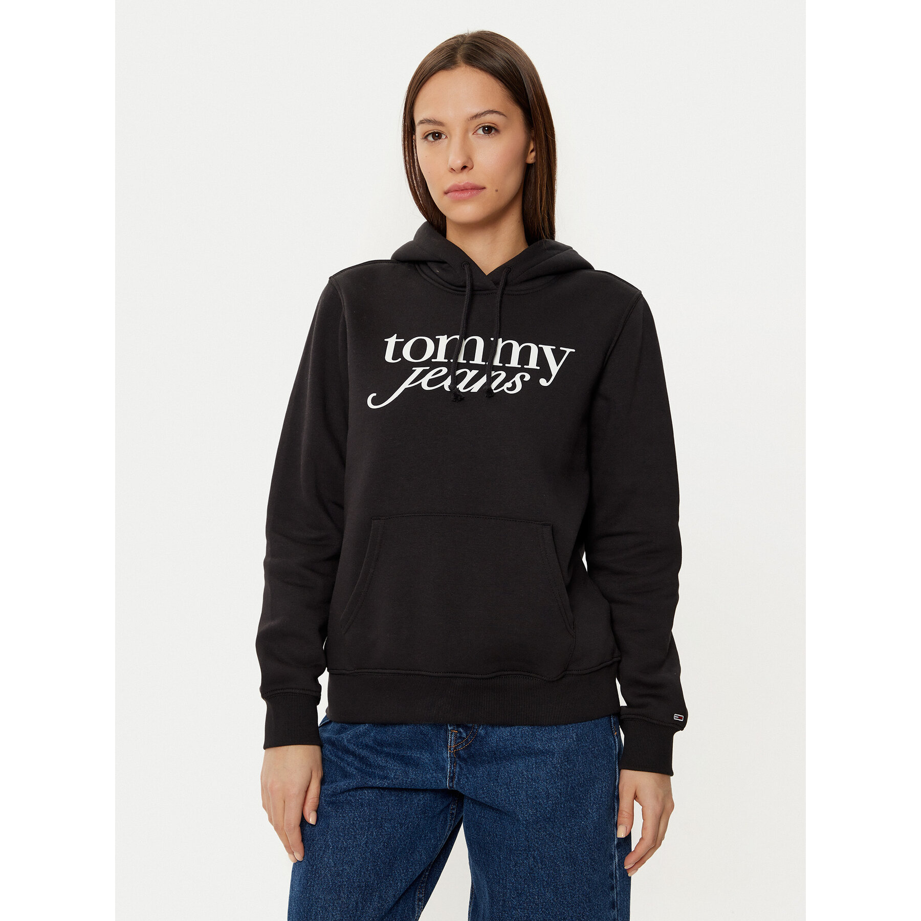 Tommy Jeans Bluza DW0DW20170 Czarny Regular Fit
