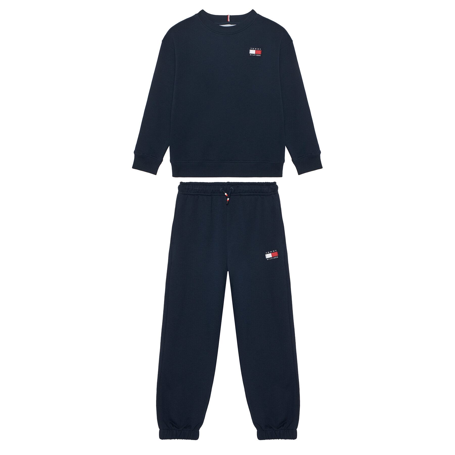 Tommy Hilfiger Dres KS0KS00708 D Granatowy Regular Fit