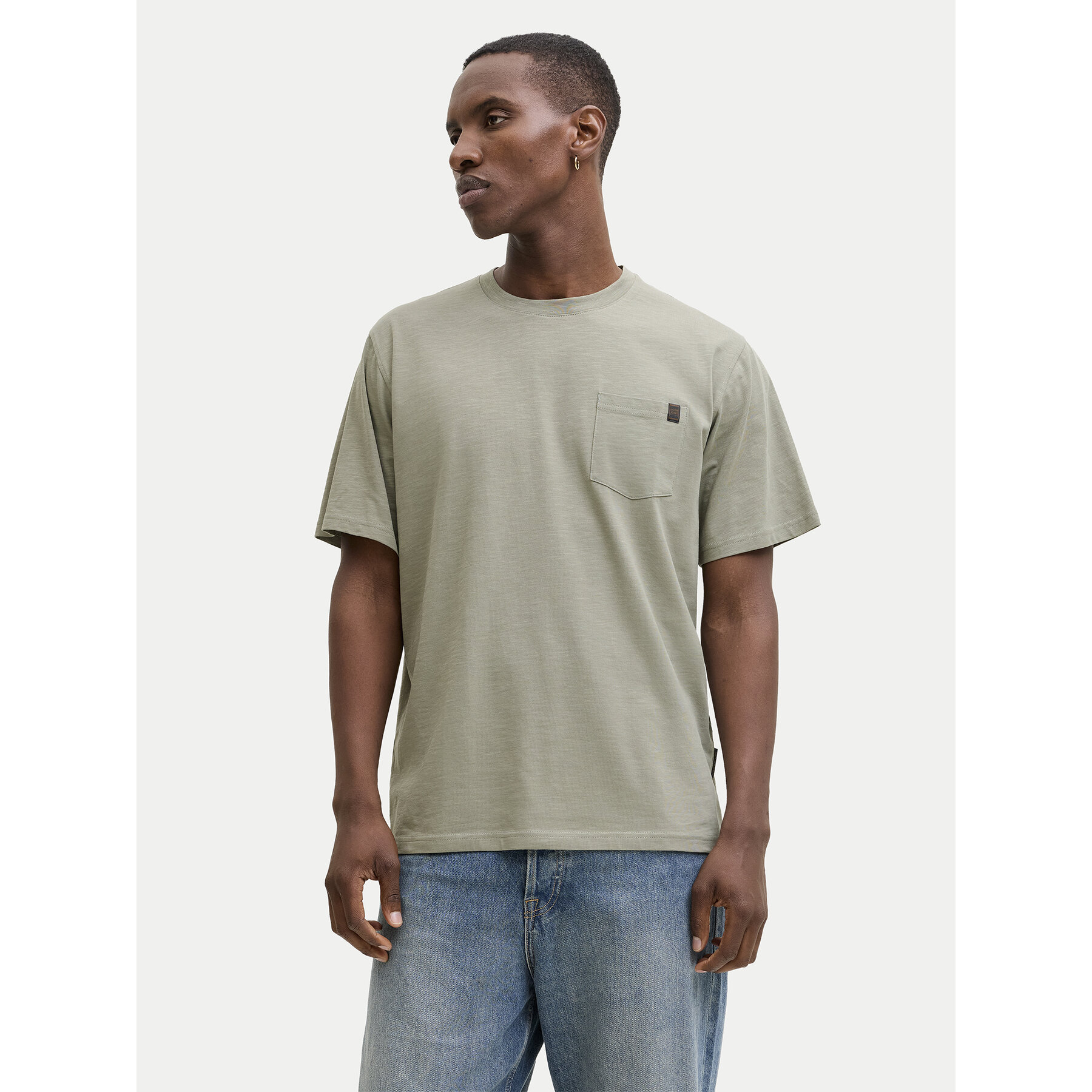 Jack & Jones T-Shirt Dover 12288897 Zielony Relaxed Fit