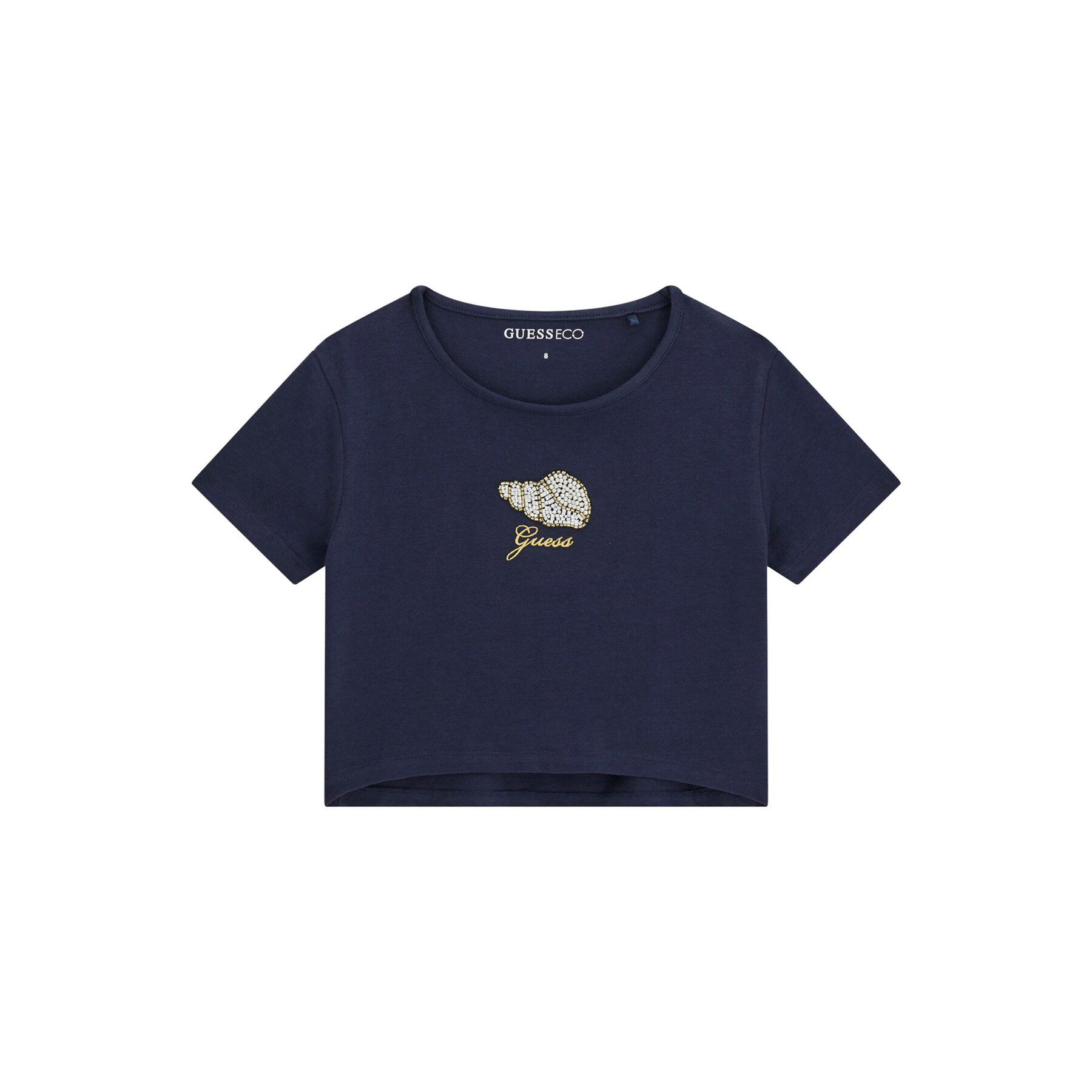 Guess T-Shirt J6GI10 K6YW4 Granatowy Relaxed Fit