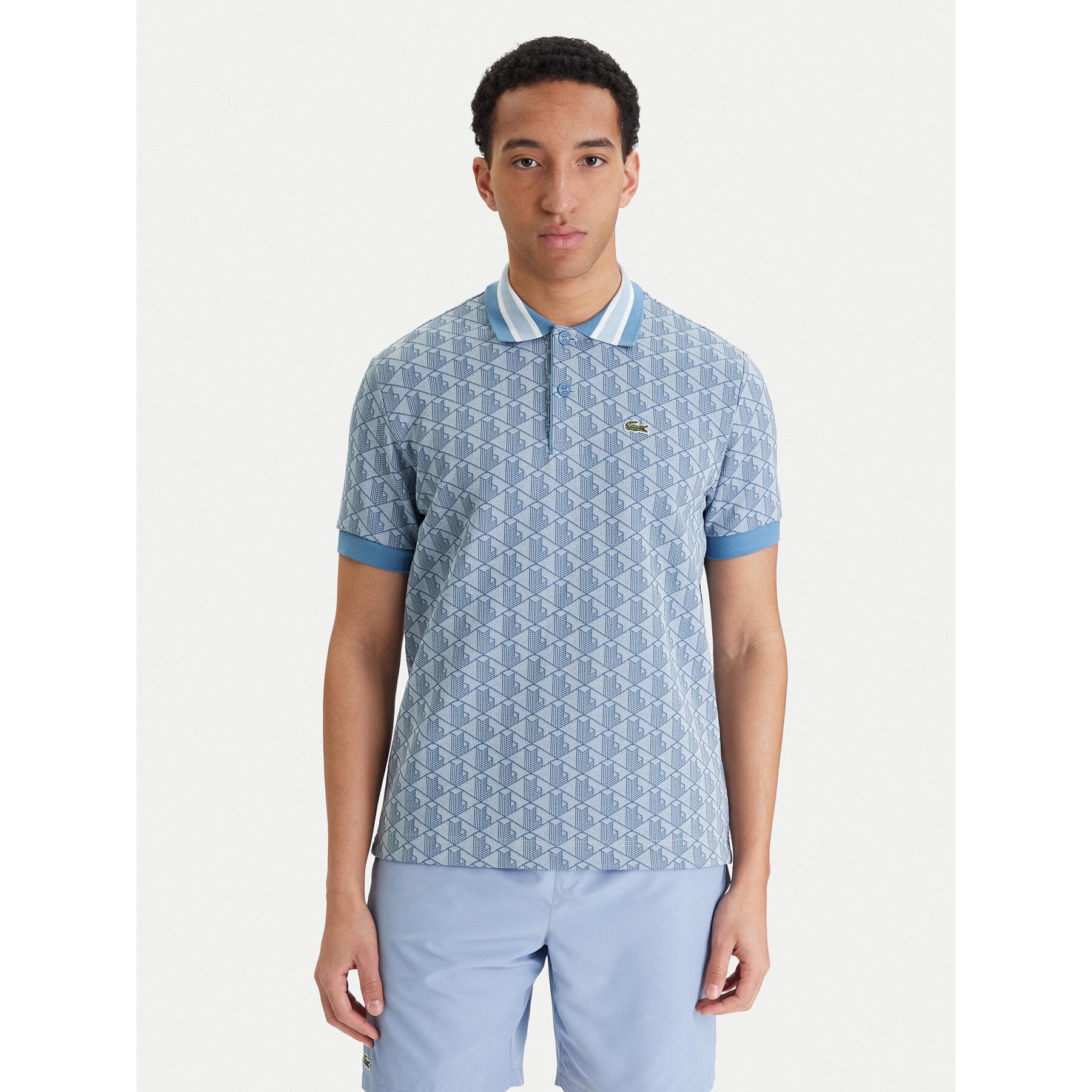 Lacoste Polo DH1417 Zielony Classic Fit