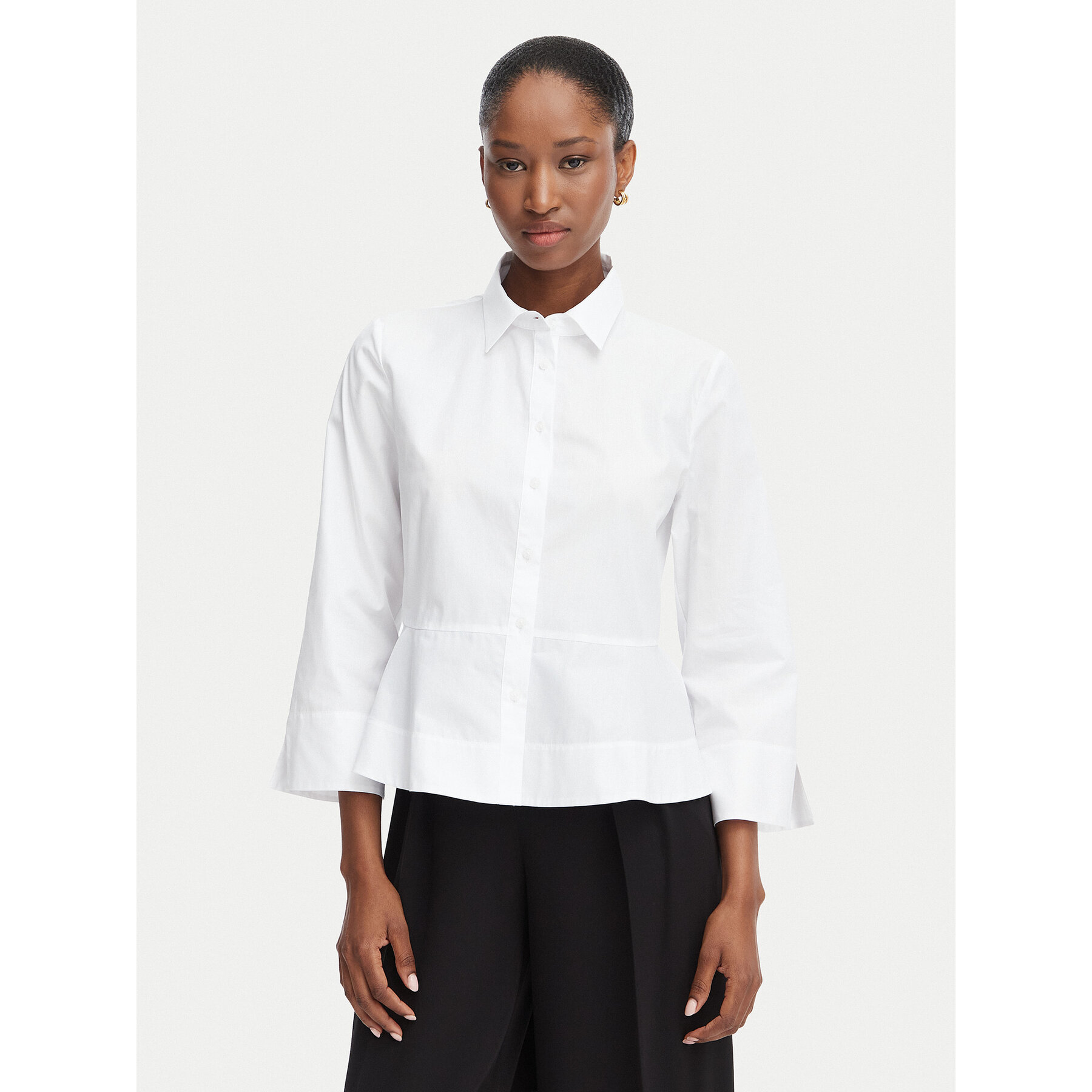 HUGO Koszula Embrella 50562961 Biały Slim Fit