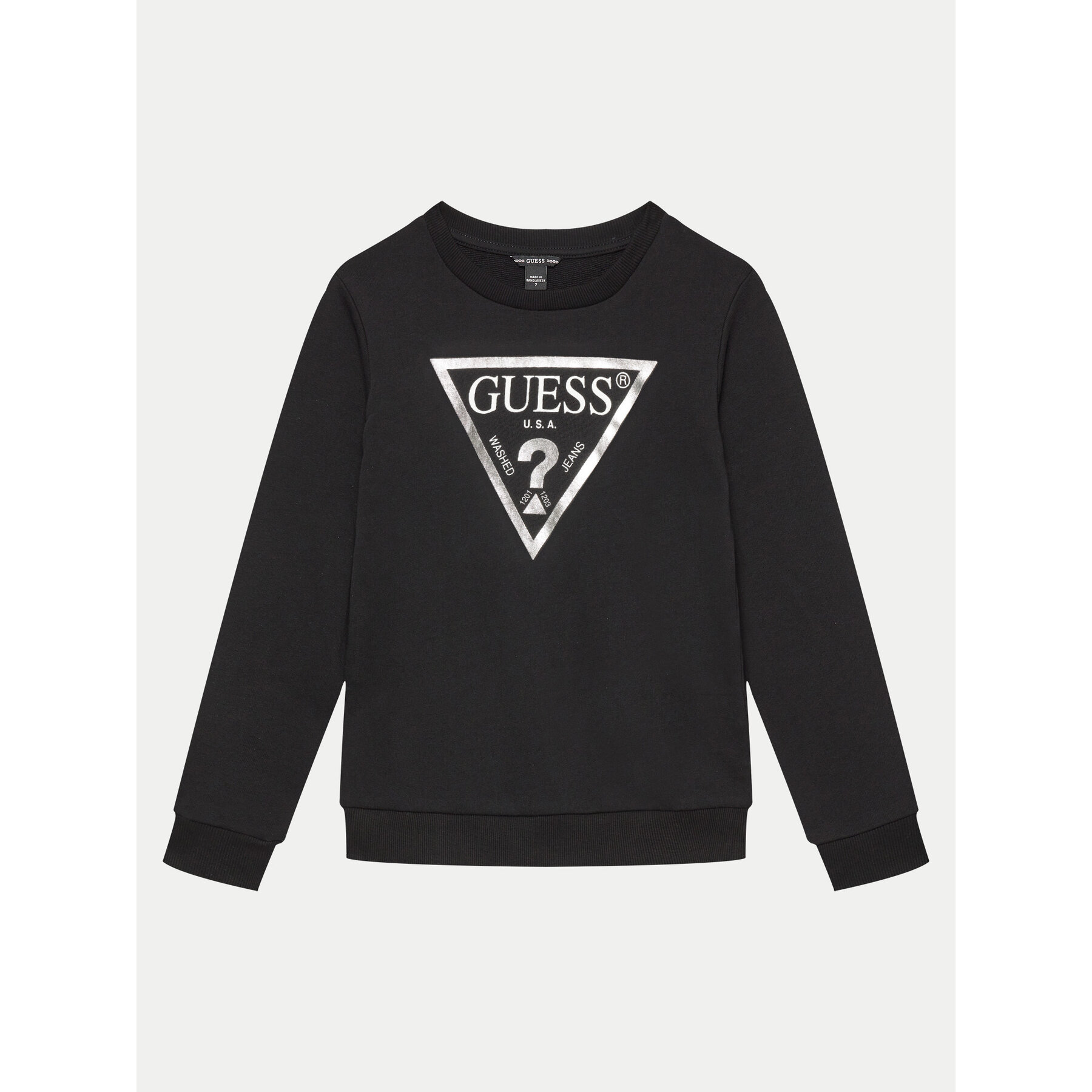 Guess Bluza J74Q10 KAUG0 Czarny Regular Fit