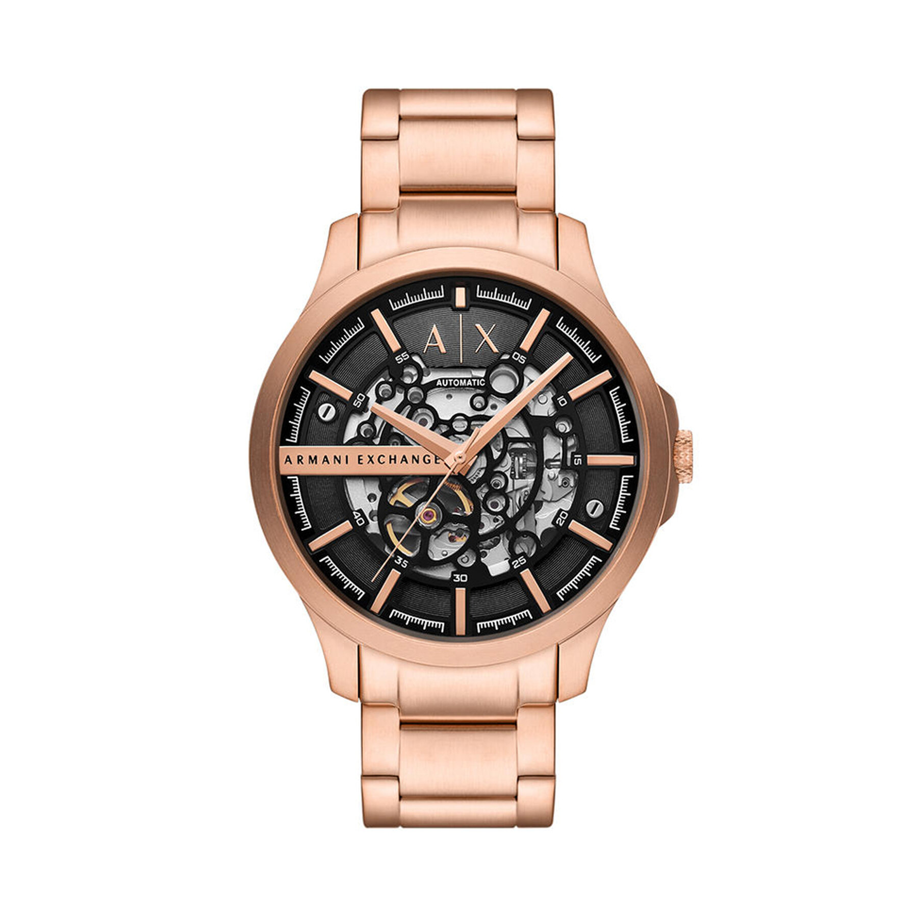 Armani Exchange Zegarek Hampton Automatic AX2456 Złoty