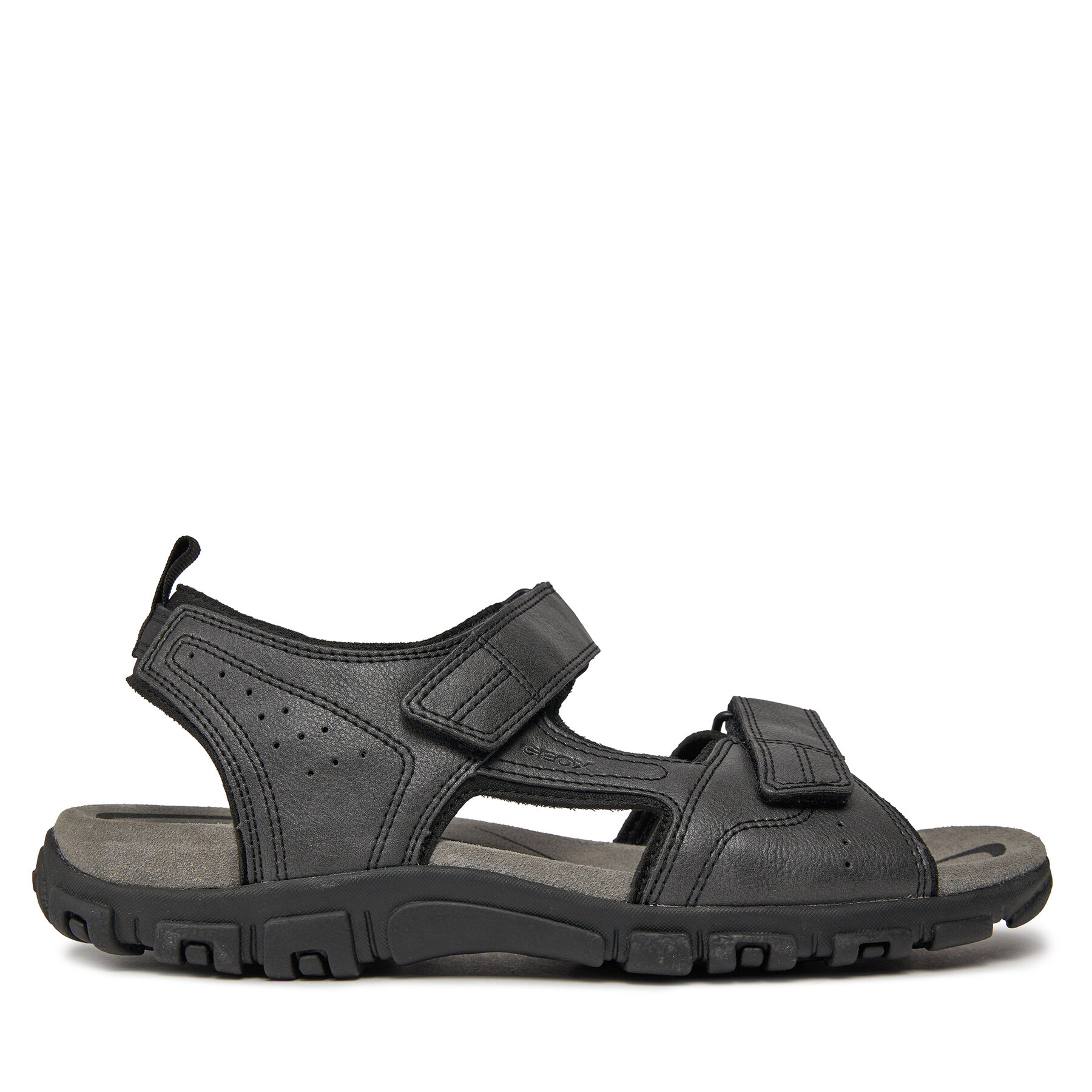 Geox Sandały Uomo Sandal Strada U4524B 000ME C9999 Czarny