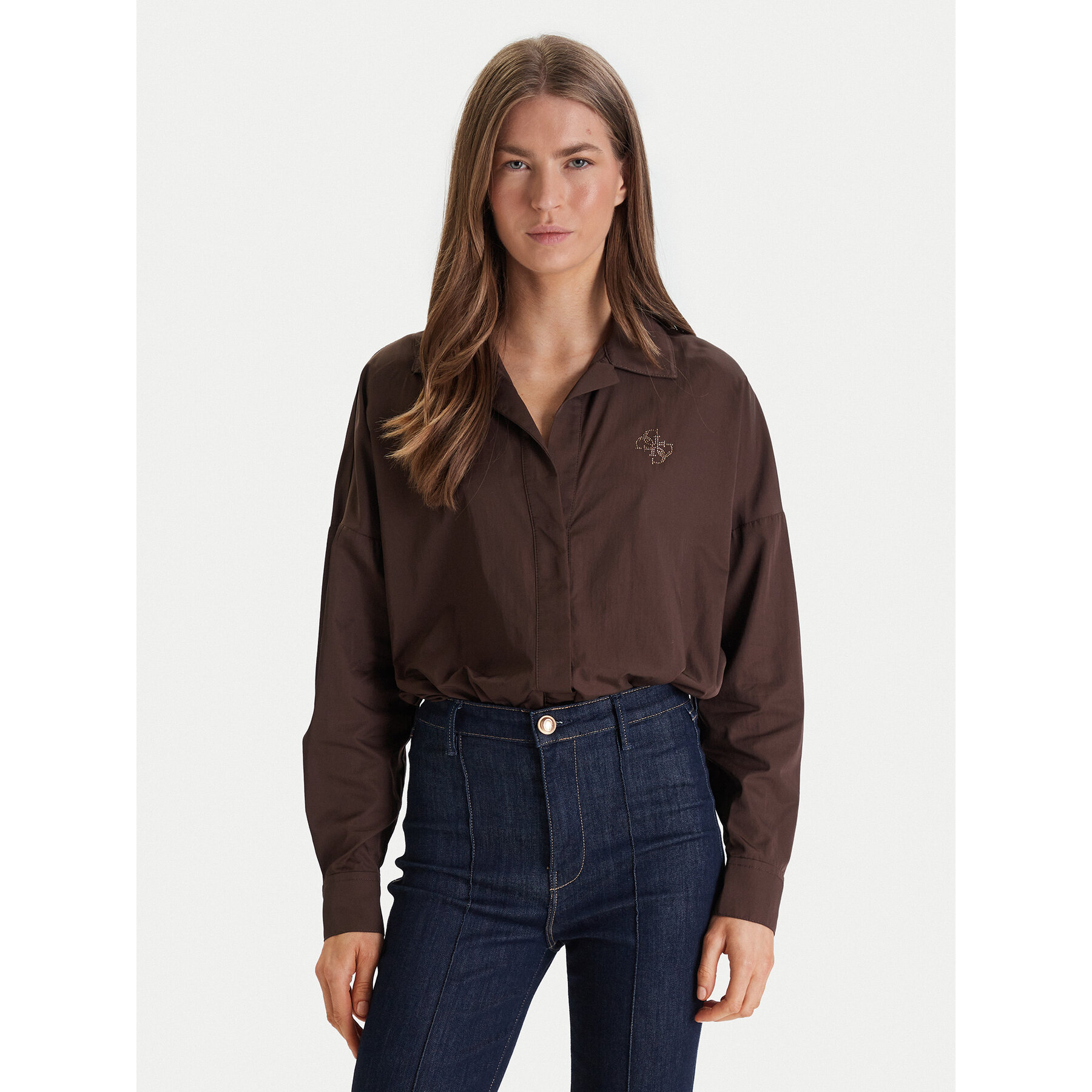 Guess Body W6RH61 WJ782 Brązowy Regular Fit