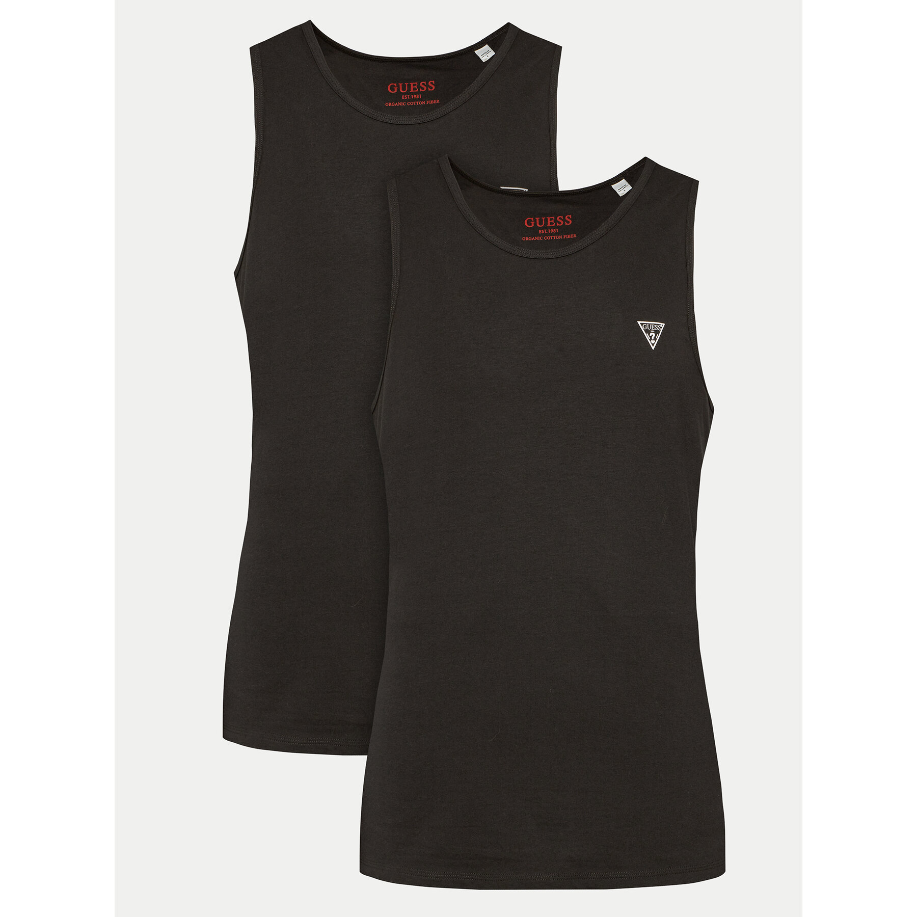 Guess Komplet tank topów U97G15 KCD31 Czarny Regular Fit
