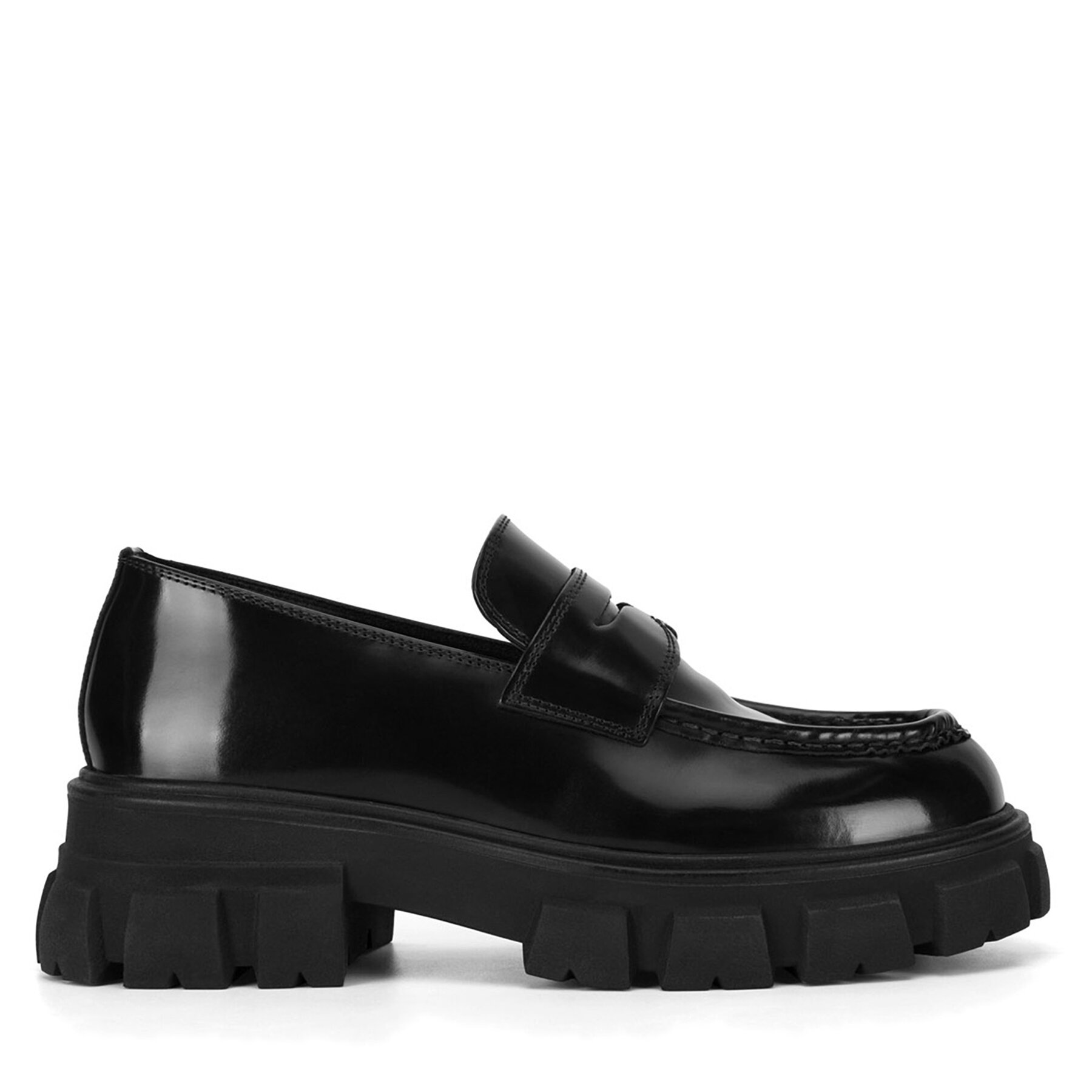 Badura Loafersy ELANA-01WI-002 Czarny