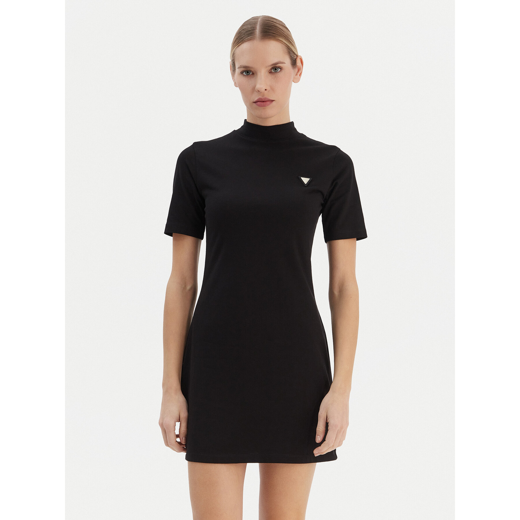 Guess Sukienka codzienna V6RK04 J1314 Czarny Regular Fit