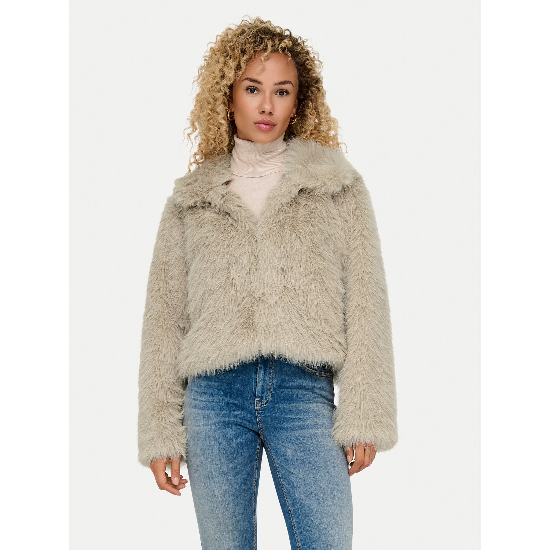 ONLY Futro Manny 15322406 Beżowy Regular Fit