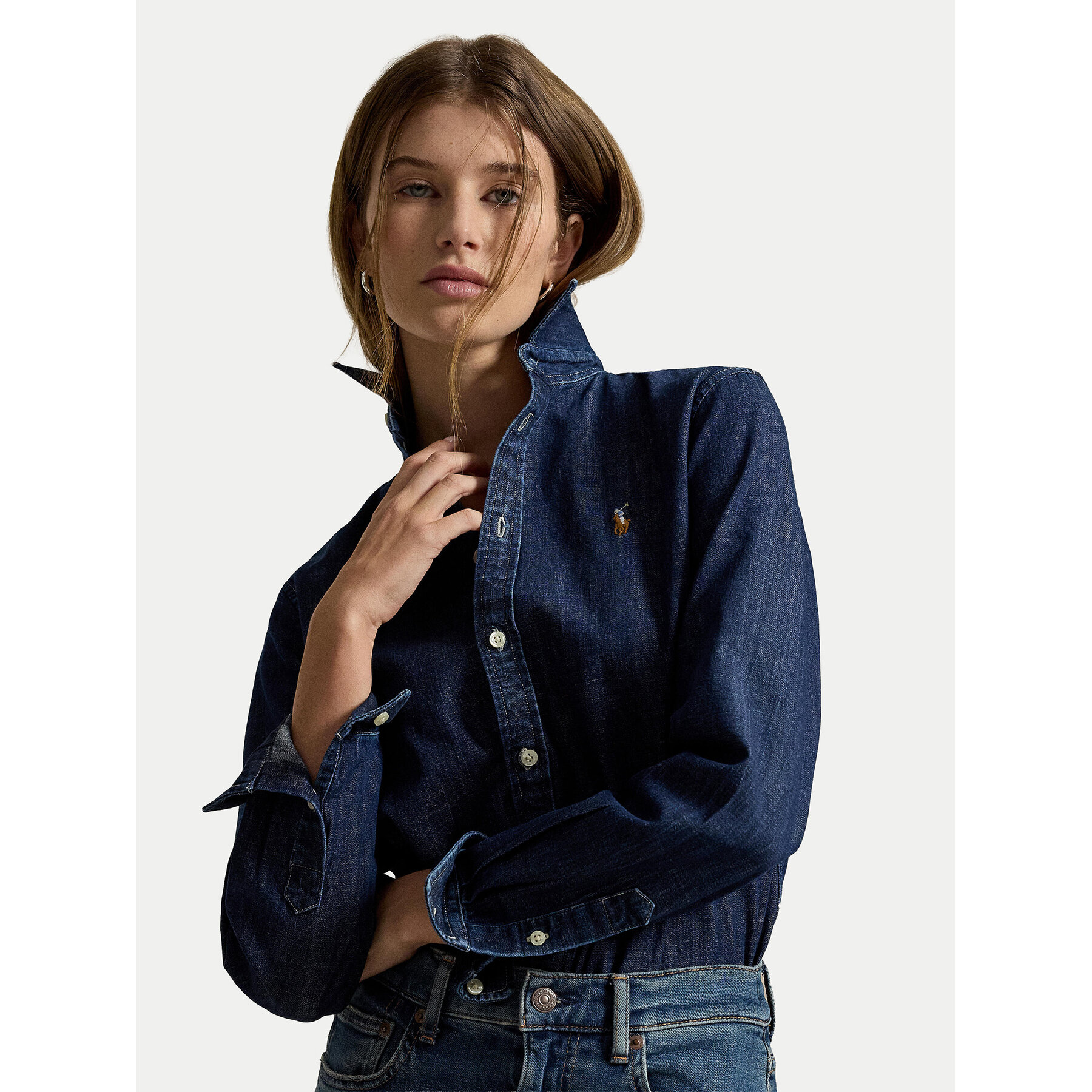 Polo Ralph Lauren Koszula 211B17137001 Granatowy Regular Fit