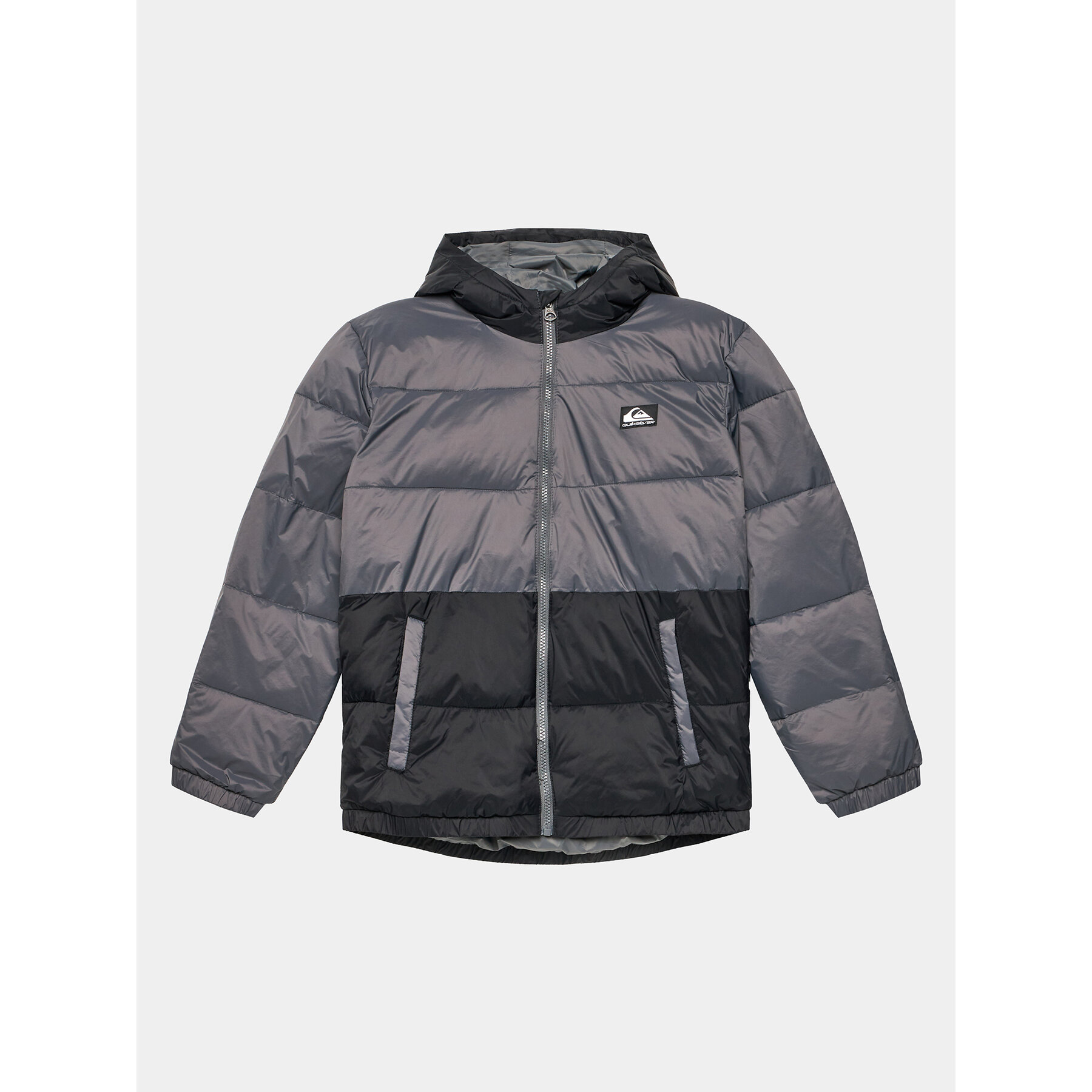 Quiksilver Kurtka puchowa Wolfs EQBJK03277 Szary Regular Fit