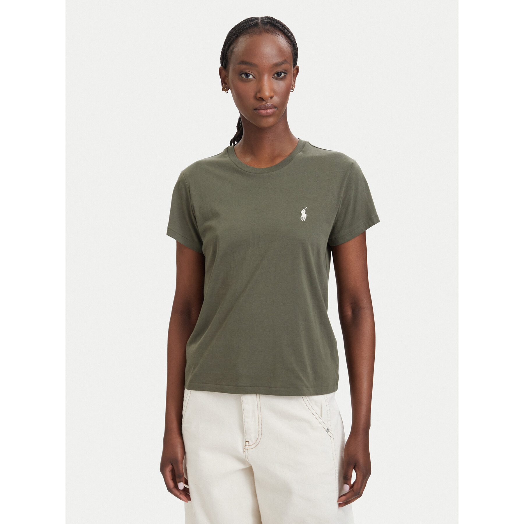 Polo Ralph Lauren T-Shirt 211B14605023 Zielony Regular Fit