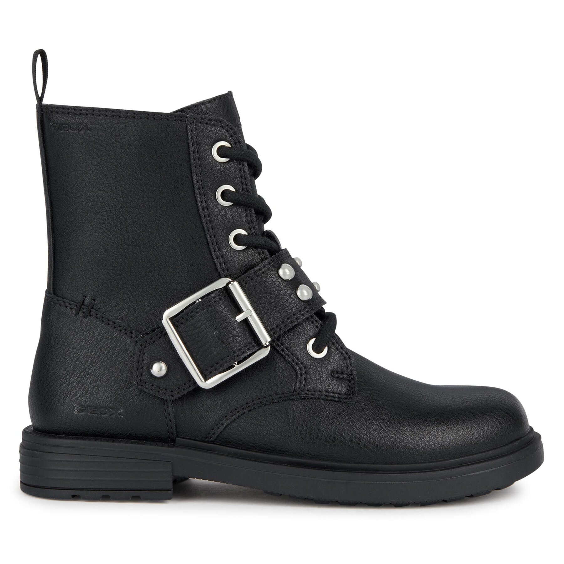 Geox Botki Jr Eclair J369QD 000BU C9999 D Czarny