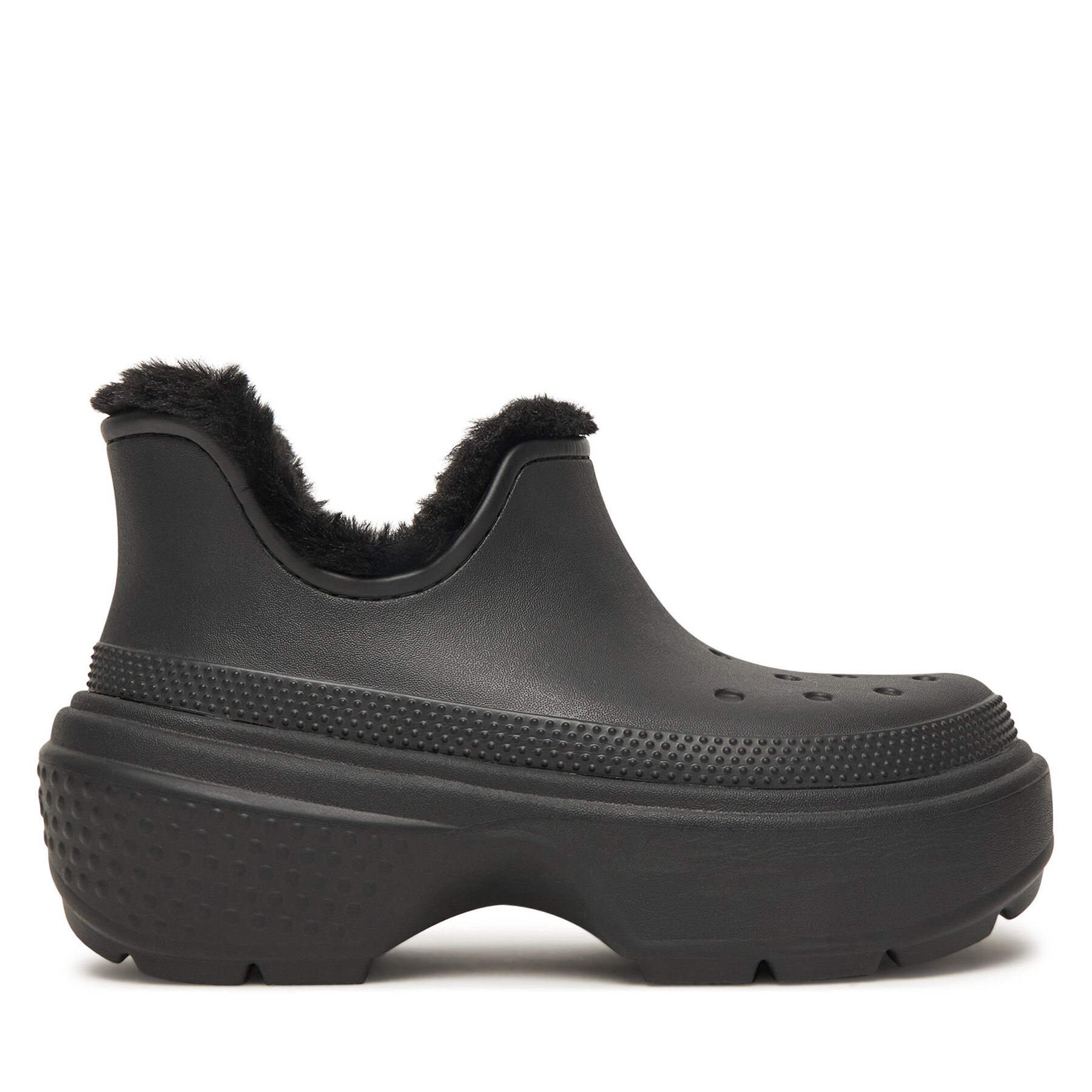 Crocs Śniegowce Stomp Lined Shorty Boot 210673 Czarny