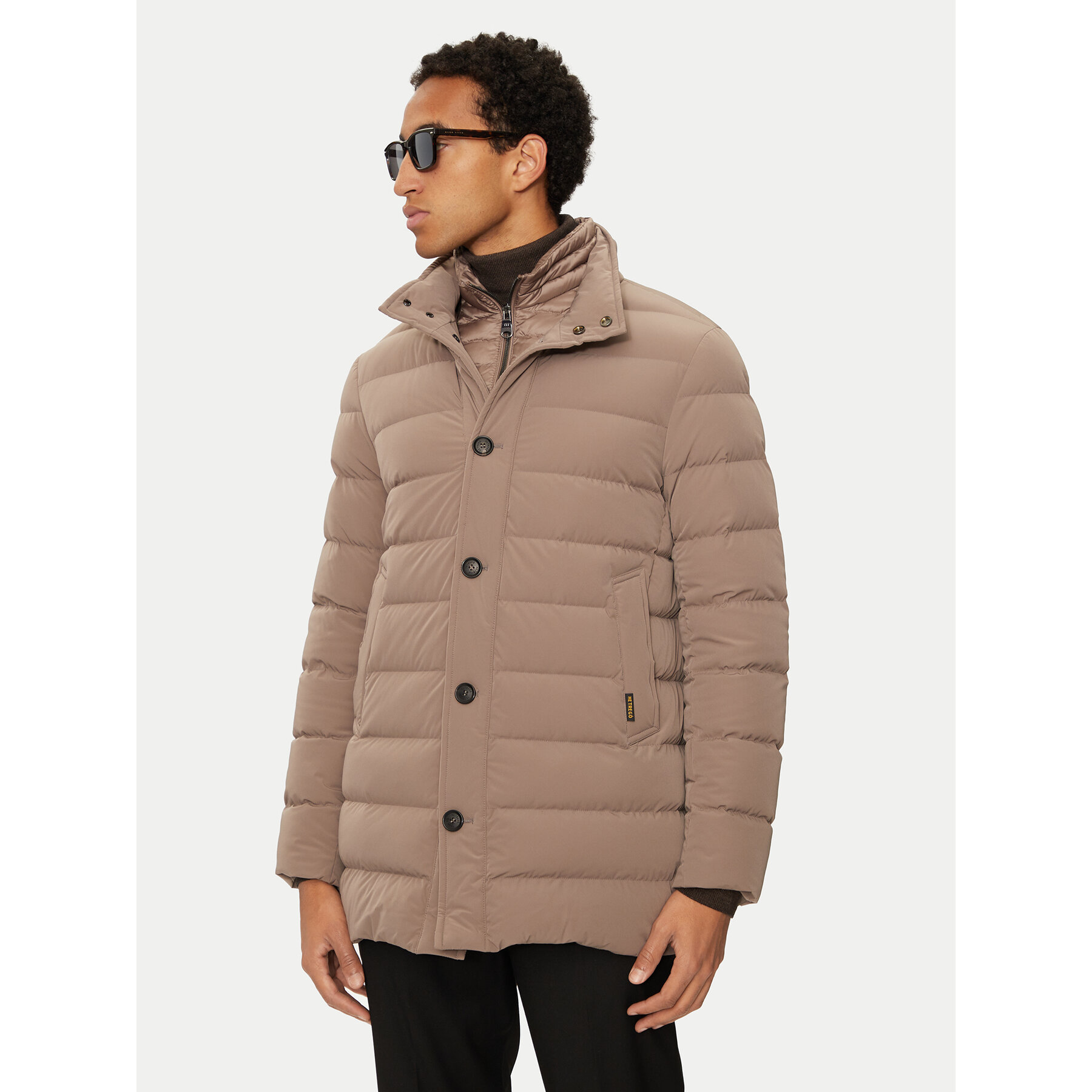 Hetregó Kurtka puchowa Urban 8N431 Beżowy Regular Fit