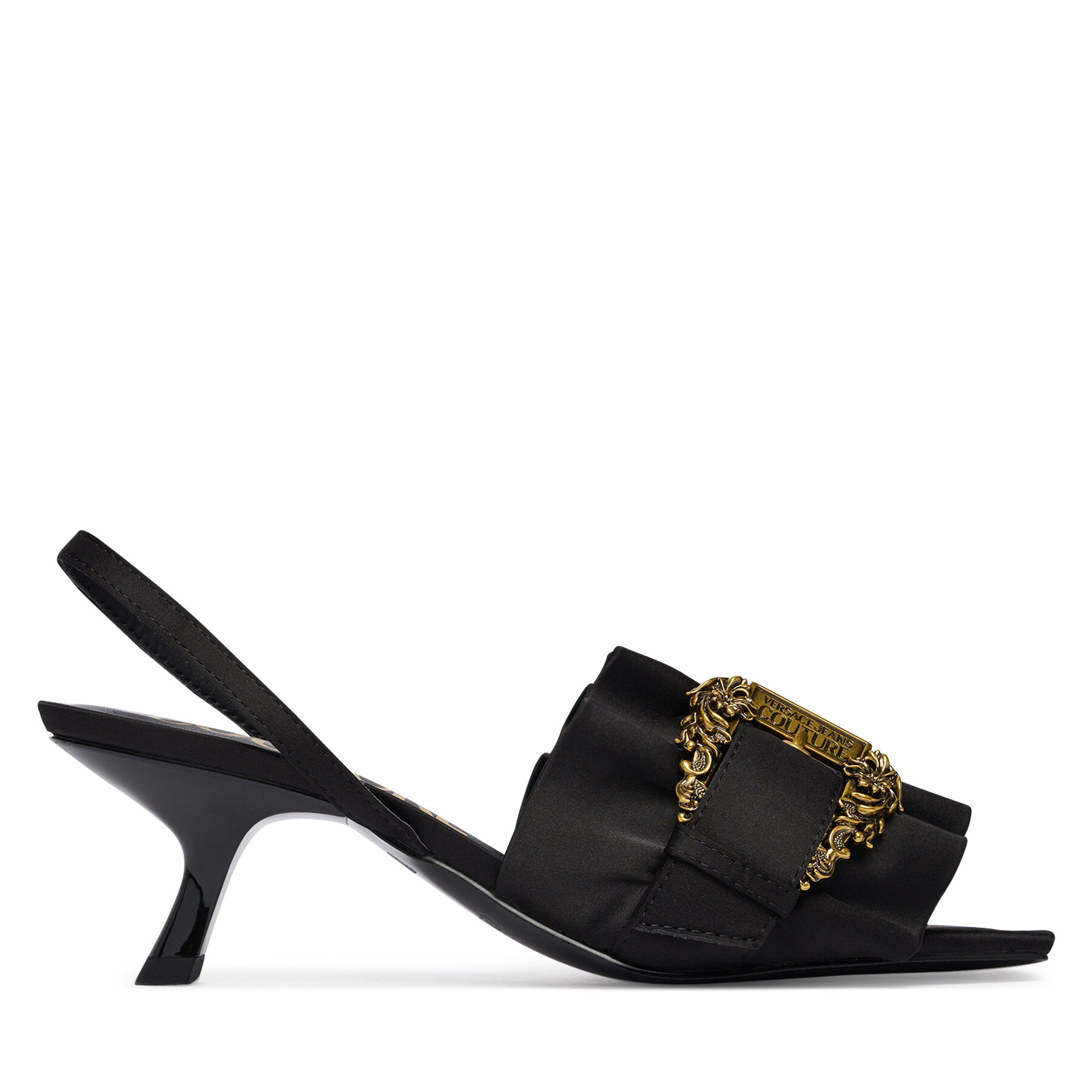 Versace Jeans Couture Sandały 80VA3S48 ZS185 Czarny