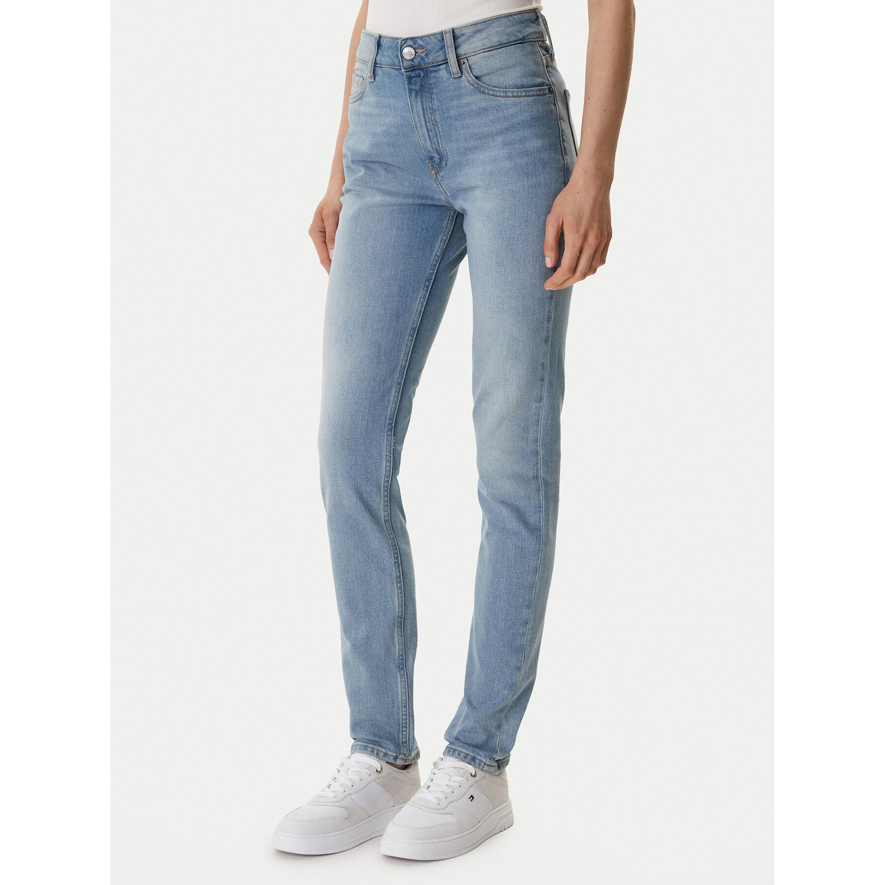 Tommy Hilfiger Jeansy WW0WW47694 Niebieski Slim Fit