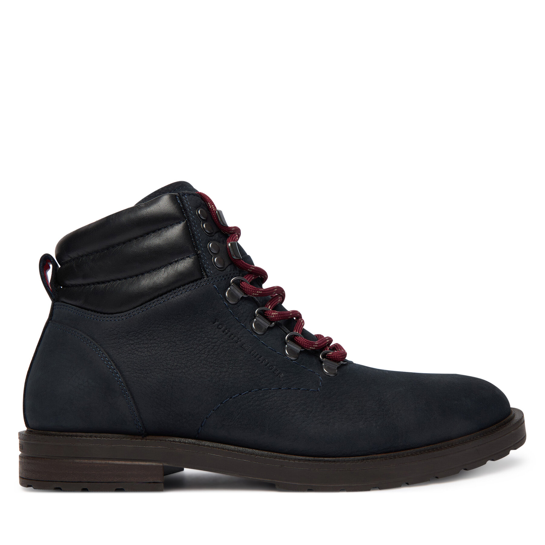 Tommy Hilfiger Trzewiki Cleated Hilfiger Wrm Hook Boot FM0FM05699 Granatowy