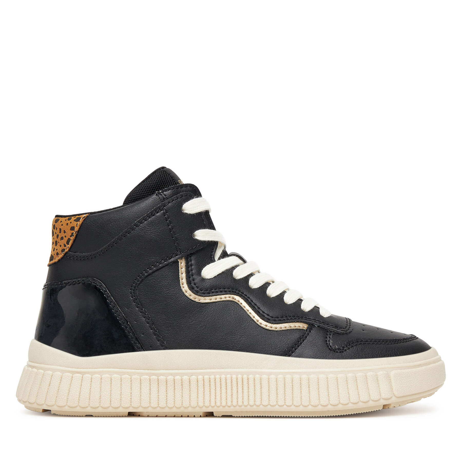 Geox Sneakersy J Laquinny J56M3B 05402 C0531 D Czarny
