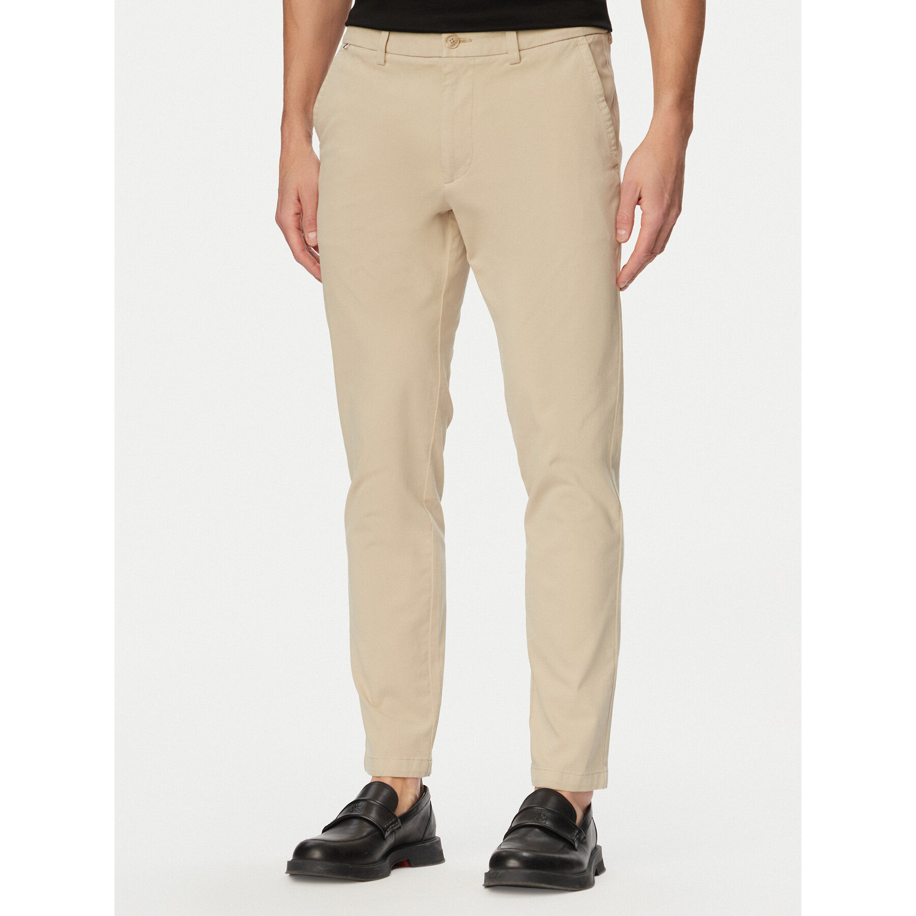 BOSS Chinosy H-Kaiton1 50543312 Beżowy Slim Fit