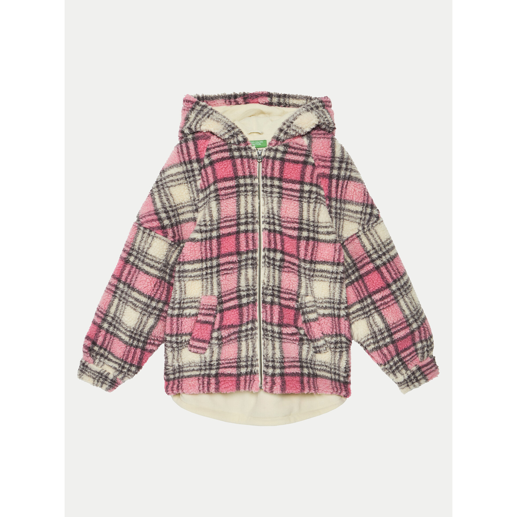 United Colors Of Benetton Kurtka przejściowa 29J8CN05O Różowy Regular Fit