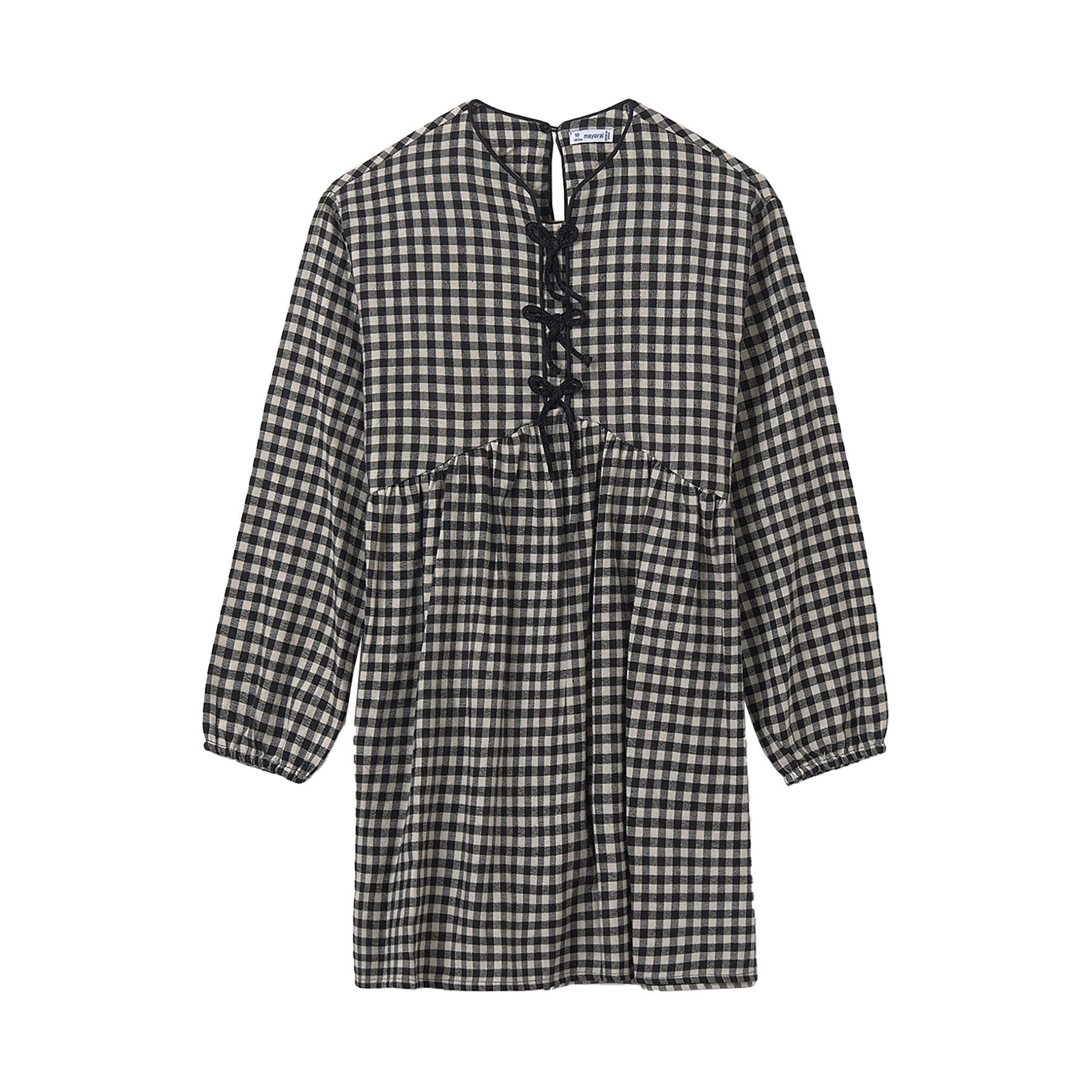 Mayoral Sukienka codzienna 7916 Czarny Regular Fit