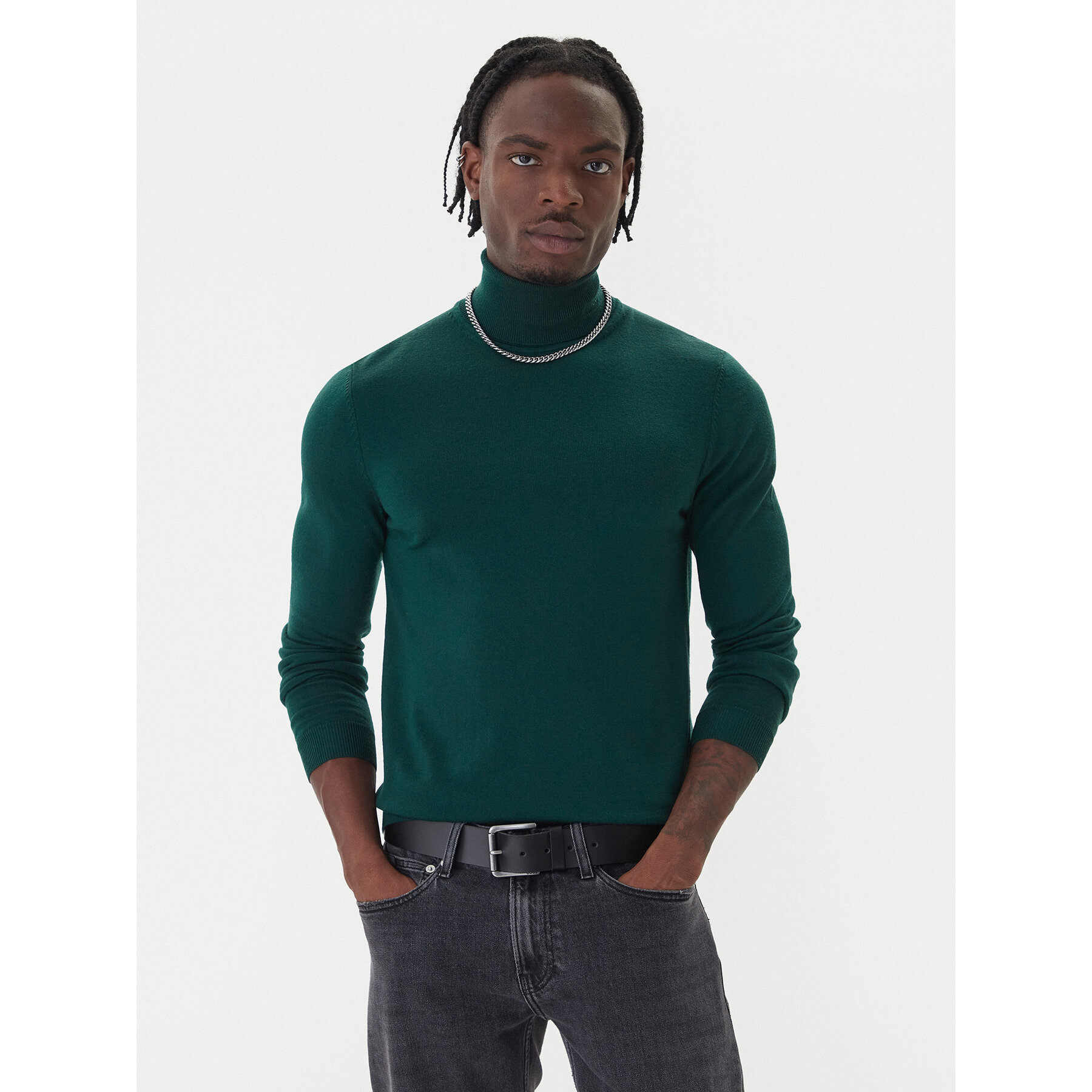 HUGO Golf San Thomas-M 50474174 Zielony Regular Fit