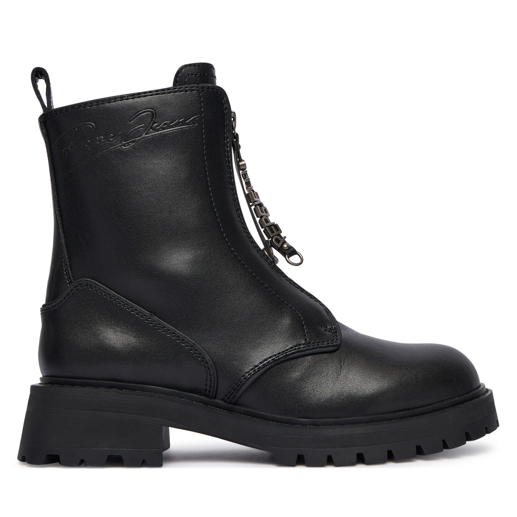 Pepe Jeans Trapery Stacy Hug W PLS500024 Czarny