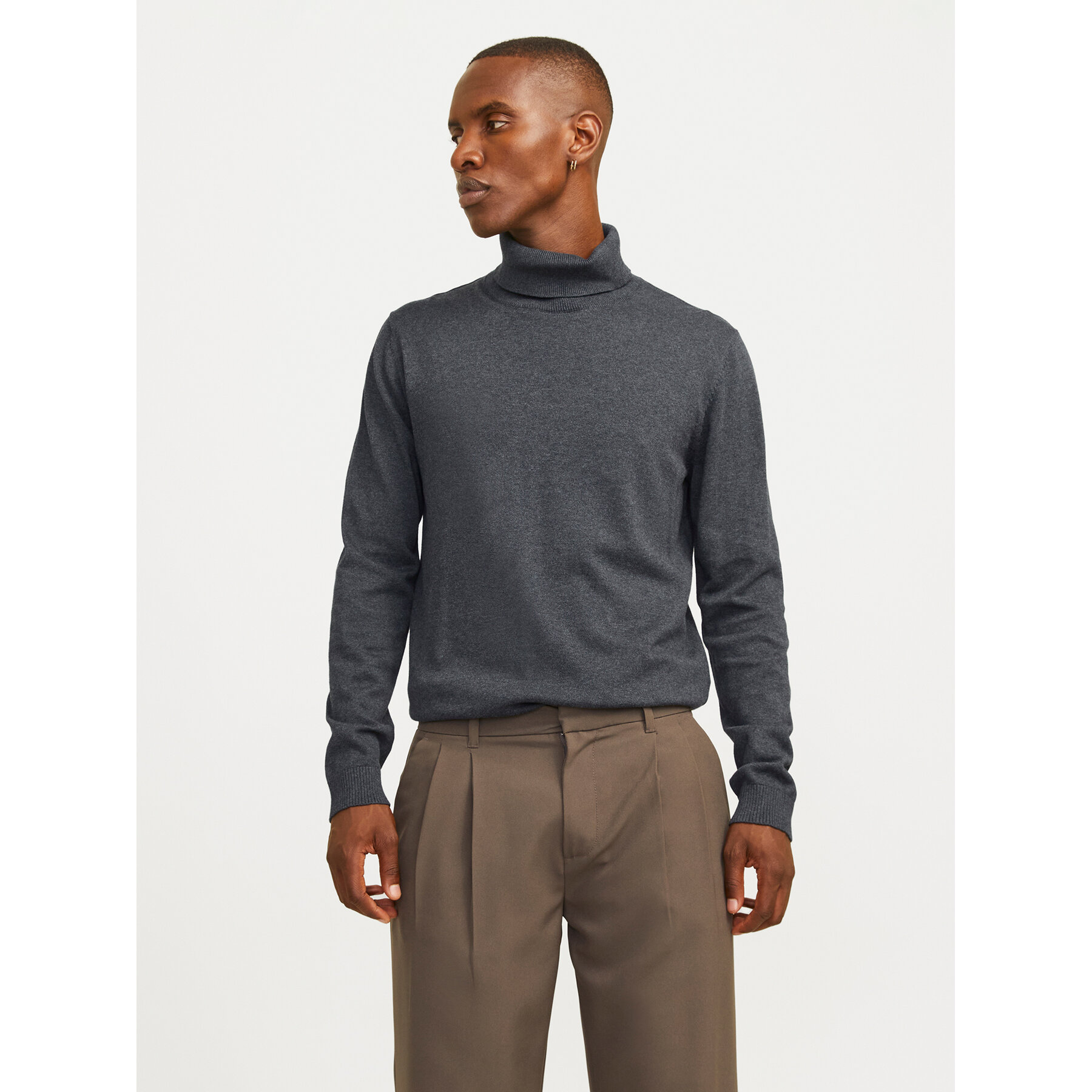 Jack & Jones Golf Basic 12258051 Szary Regular Fit