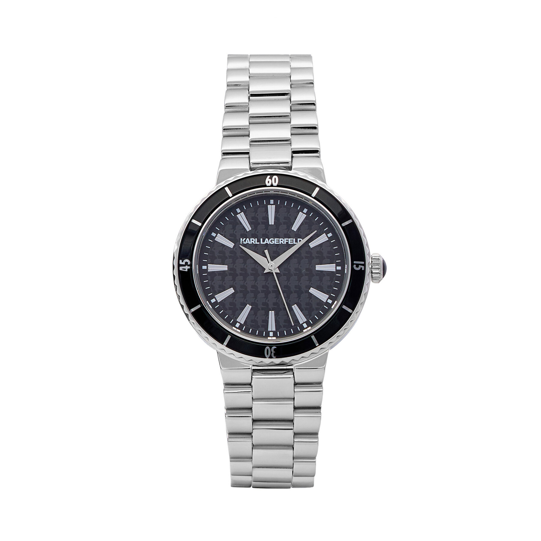 KARL LAGERFELD Zegarek R0553104502 Srebrny