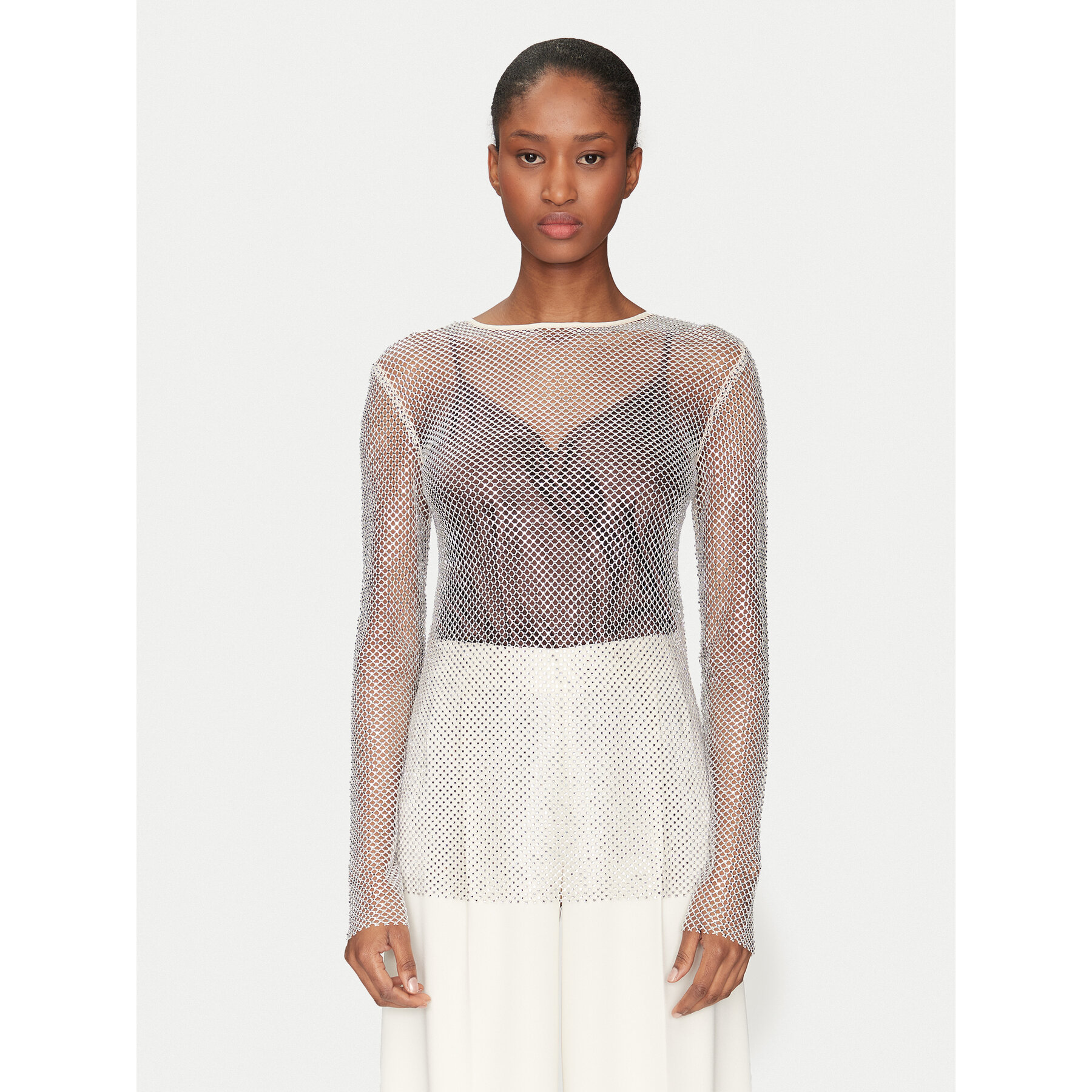 Marella Bluzka Rino 2513941011 Biały Slim Fit