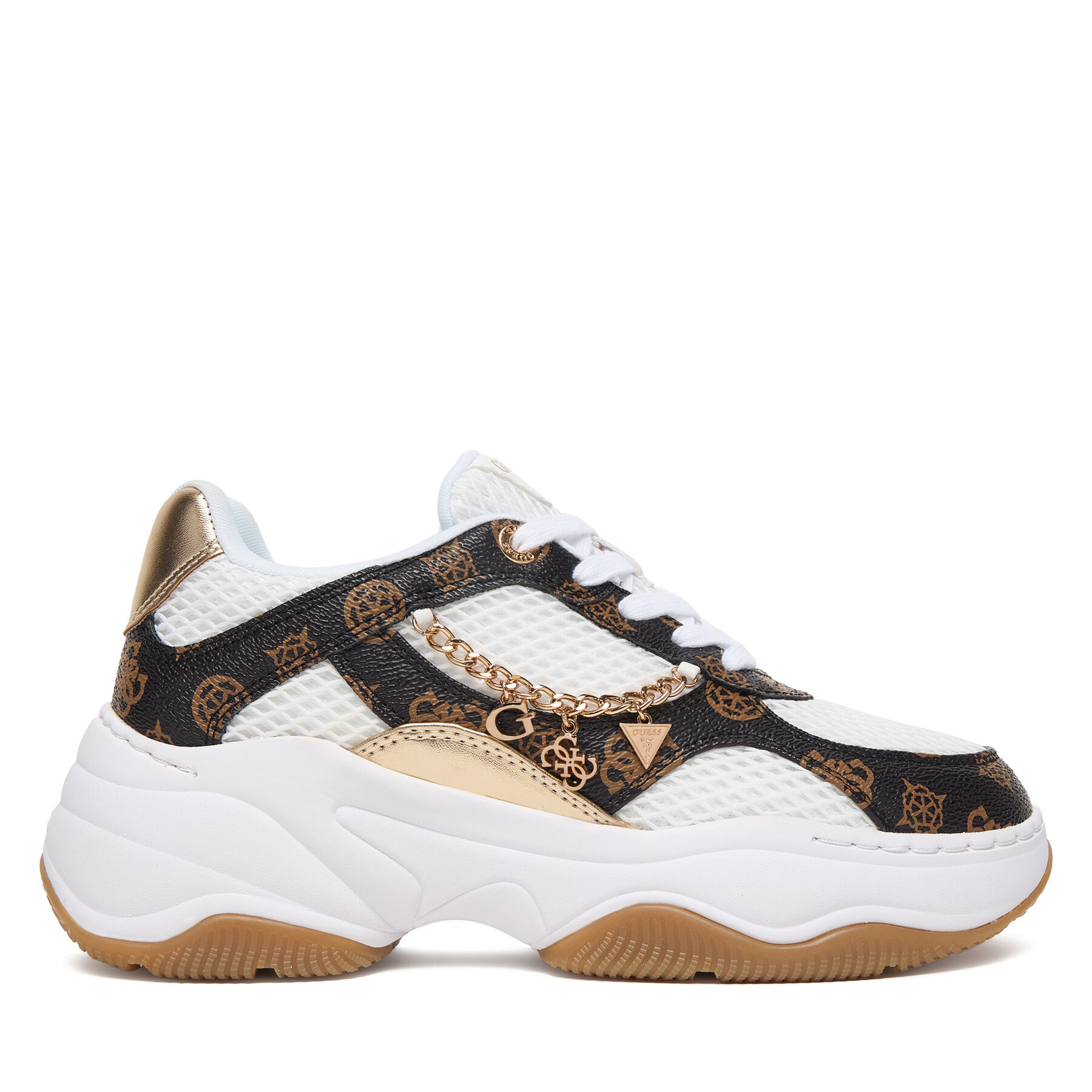 Guess Sneakersy FLPHAR FAL12 Biały