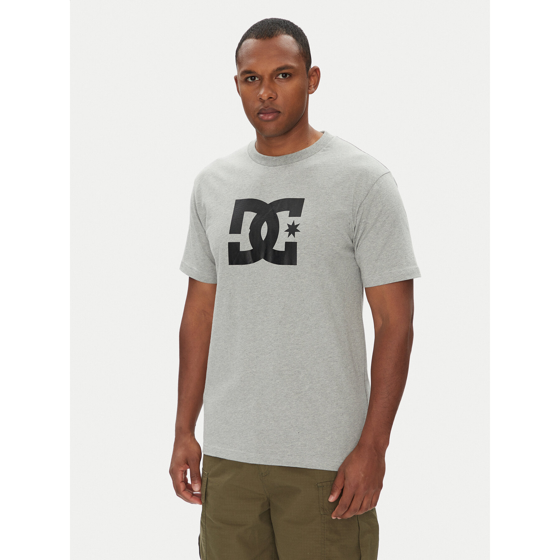DC Shoes T-Shirt ADYZT05373 Szary Regular Fit