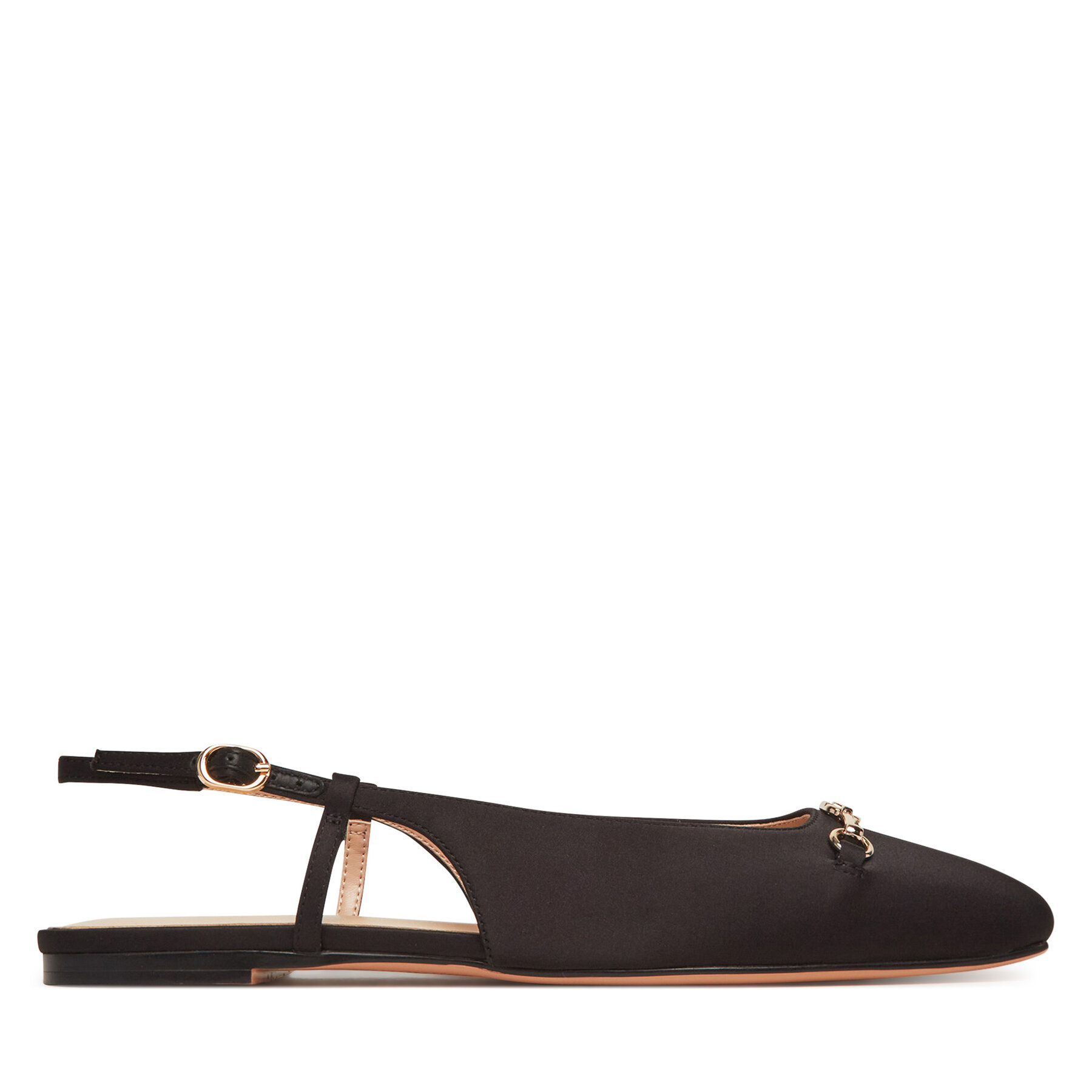 TWINSET Baleriny 251TCP082 Czarny