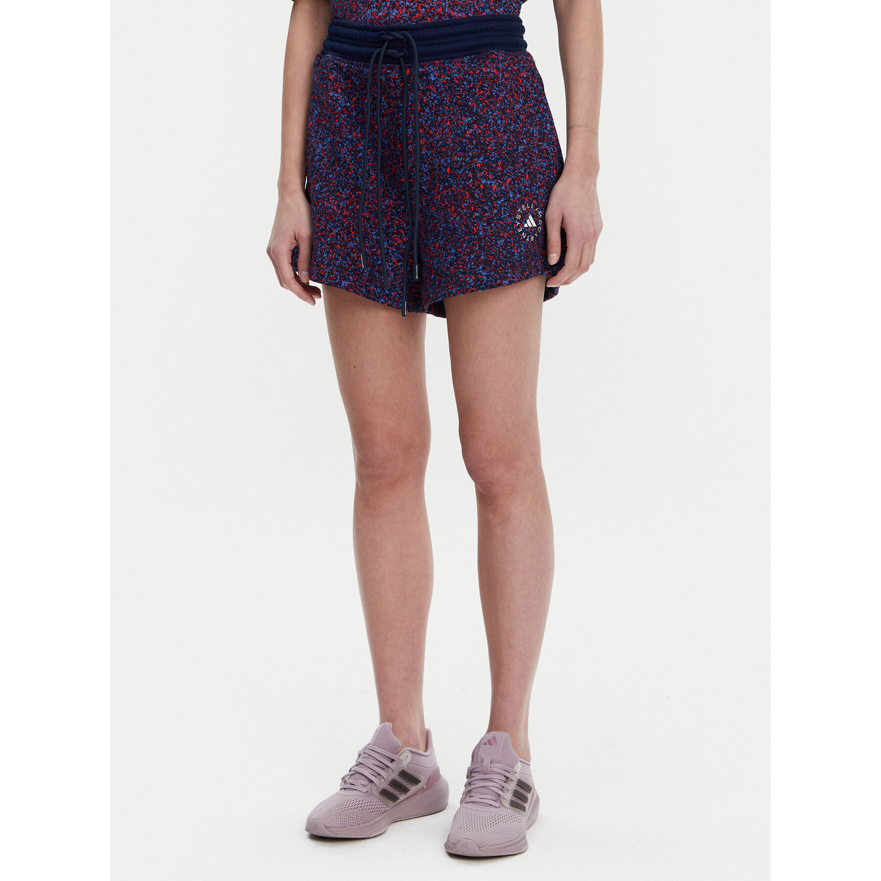 adidas by Stella McCartney Szorty sportowe Printed JG3608 Granatowy Loose Fit