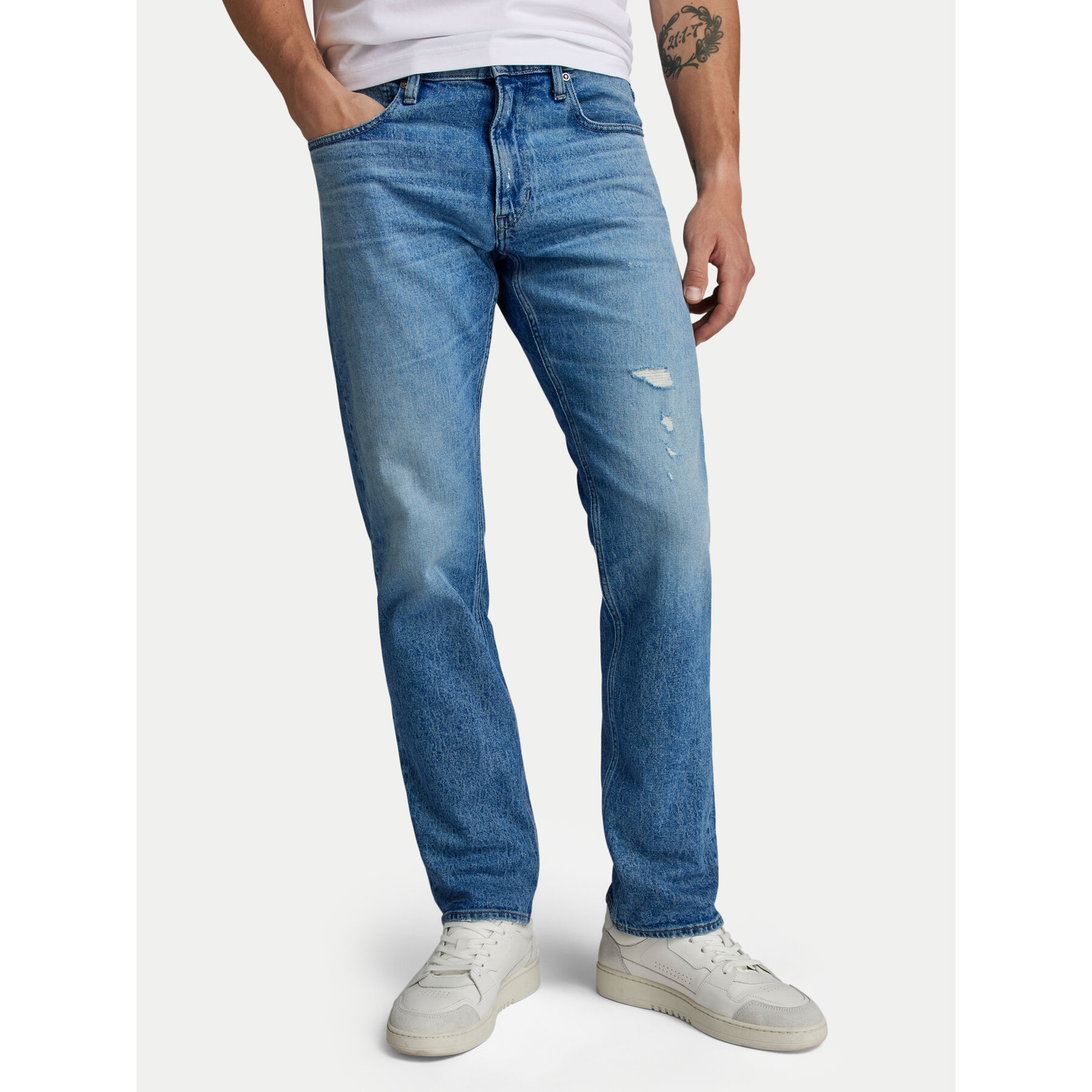 G-Star Raw Jeansy Mosa D23692-D503 Niebieski Straight Fit