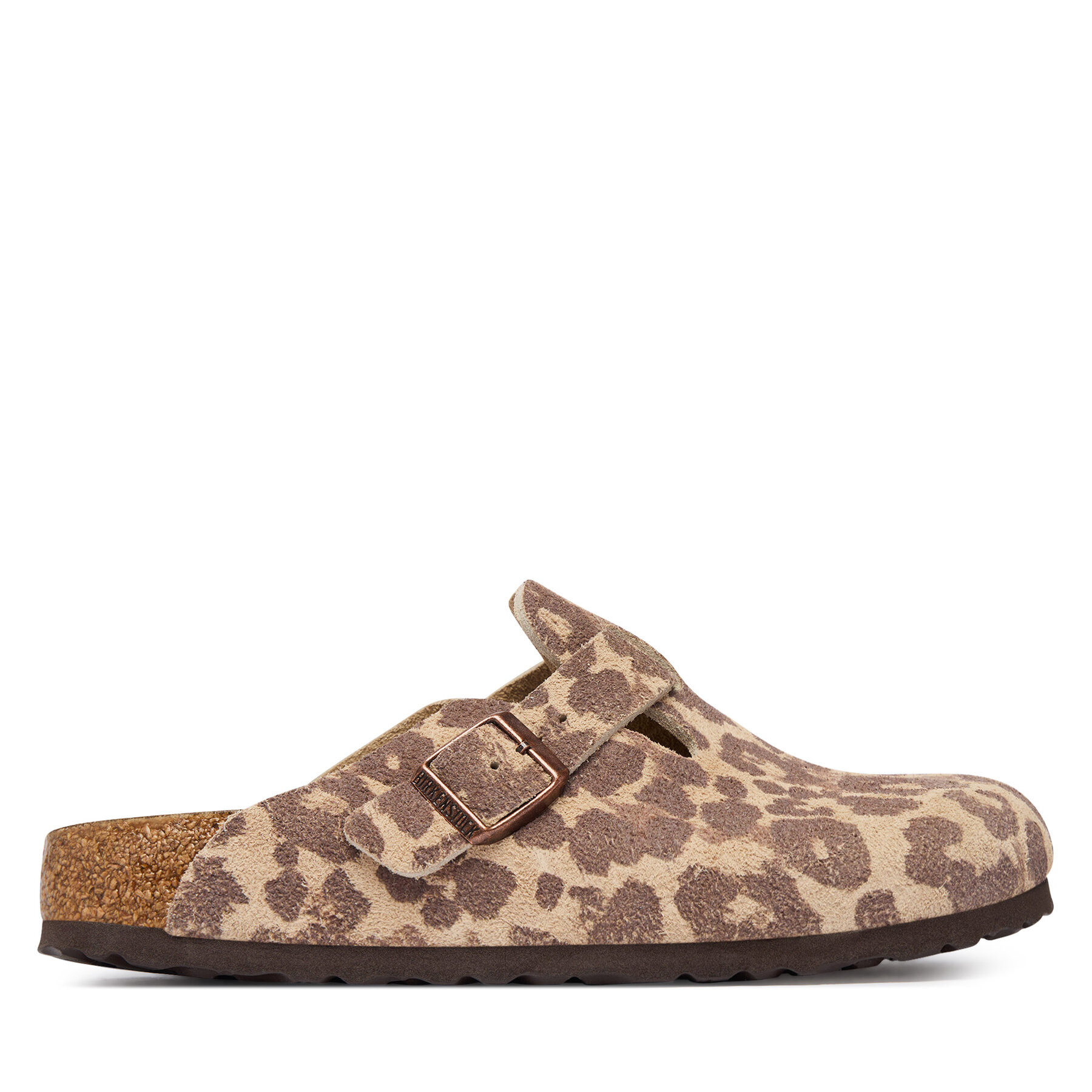 Birkenstock Klapki Boston Print 1033324 Brązowy