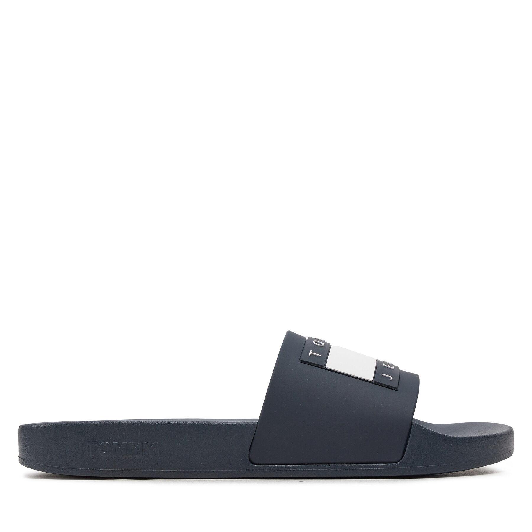 Tommy Jeans Klapki Pool Slide Ess EM0EM01191 Granatowy